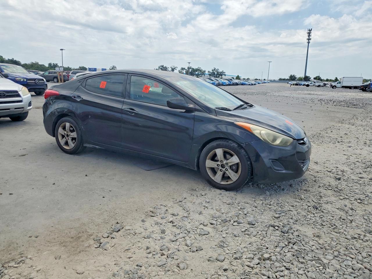 2013 Hyundai Elantra Gls Black vin: 5NPDH4AE9DH254312