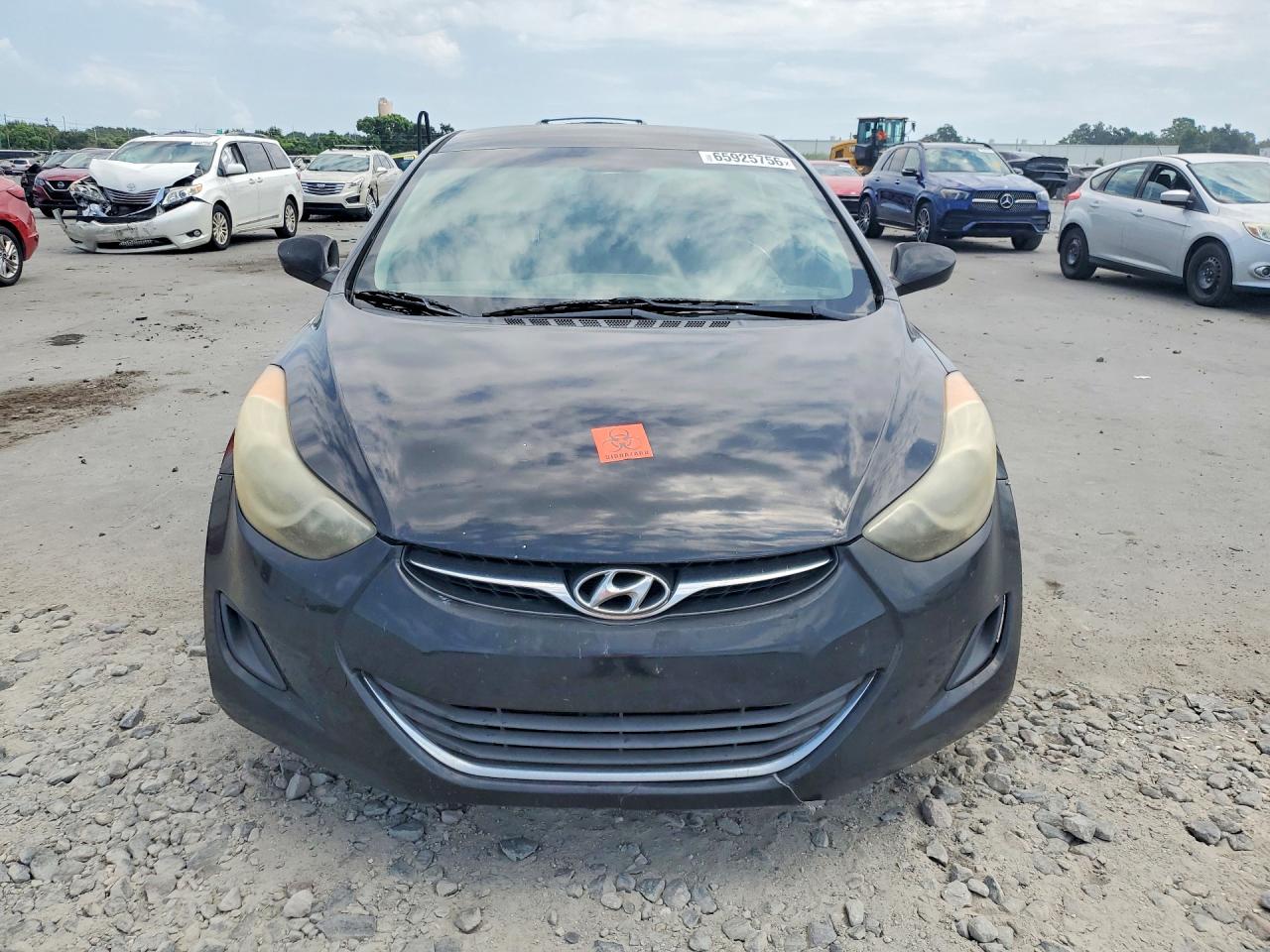 2013 Hyundai Elantra Gls Black vin: 5NPDH4AE9DH254312