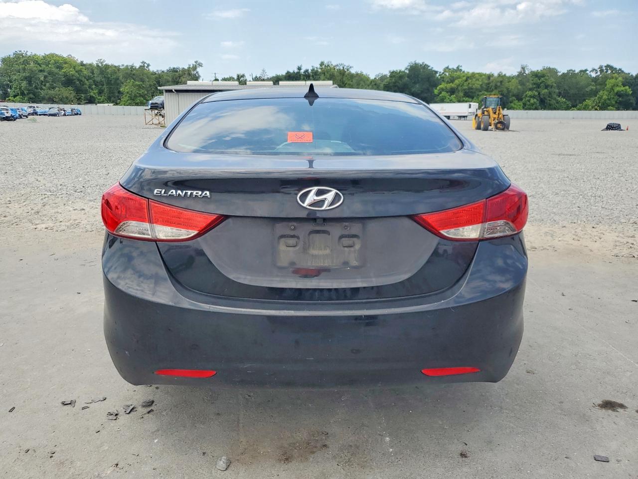 2013 Hyundai Elantra Gls Black vin: 5NPDH4AE9DH254312