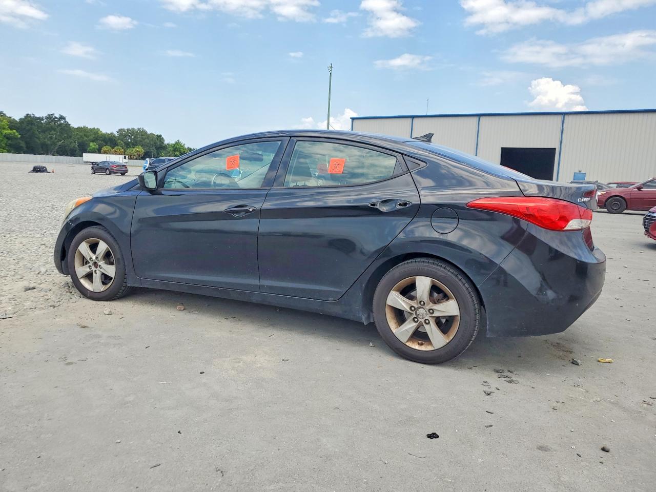 2013 Hyundai Elantra Gls Black vin: 5NPDH4AE9DH254312