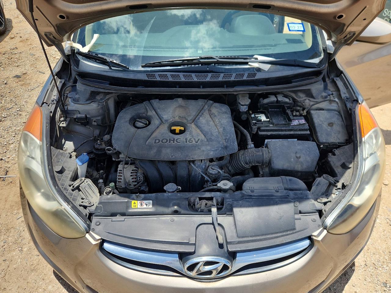 2013 Hyundai Elantra Gls Gray vin: 5NPDH4AE9DH266864