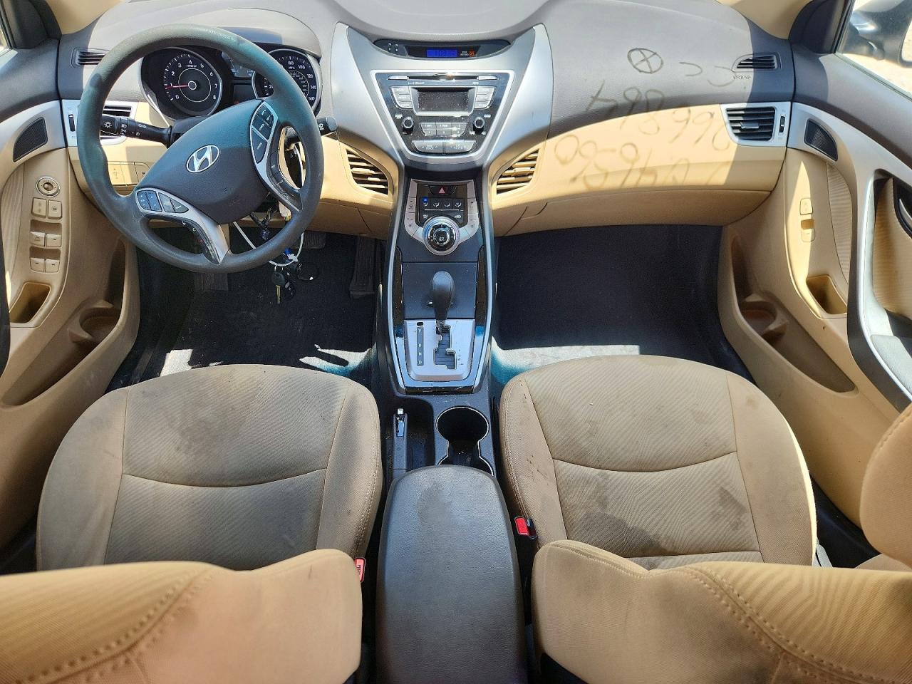 2013 Hyundai Elantra Gls Gray vin: 5NPDH4AE9DH266864