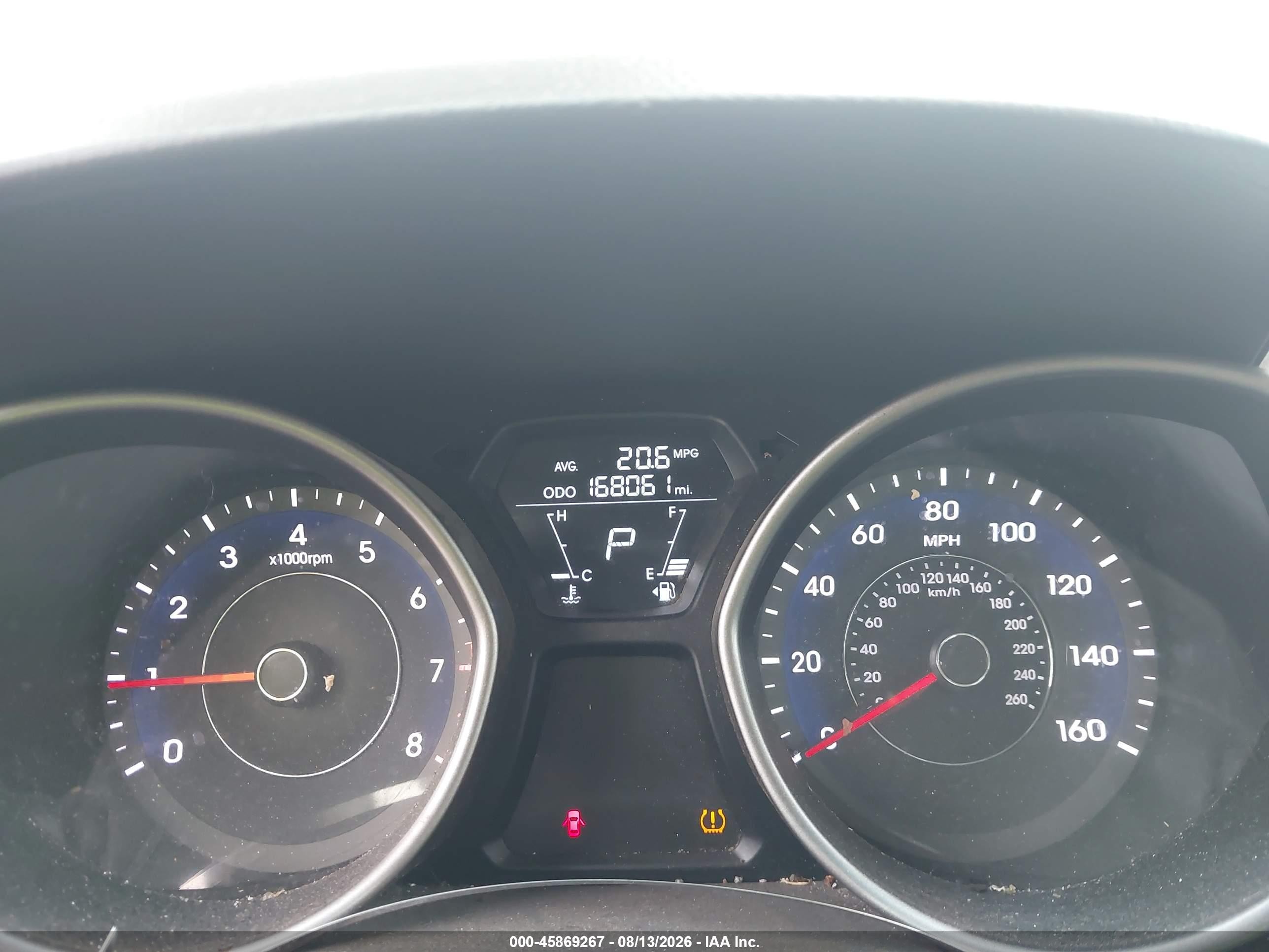 2013 Hyundai Elantra Gls Blue vin: 5NPDH4AE9DH267237