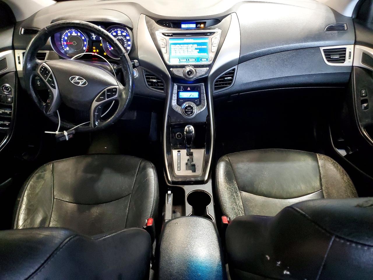 2013 Hyundai Elantra Limited Silver vin: 5NPDH4AE9DH268050