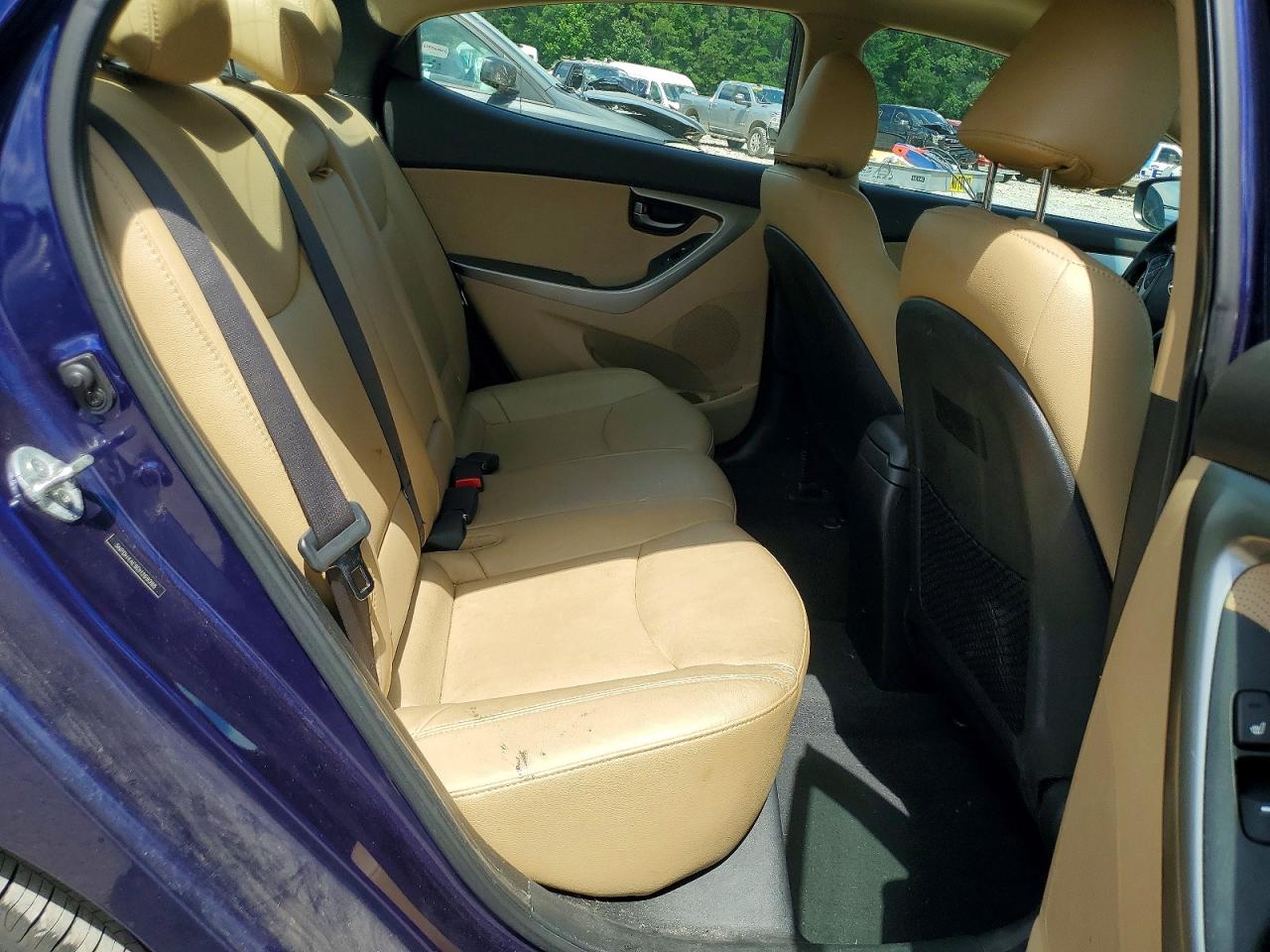 2013 Hyundai Elantra Limited Blue vin: 5NPDH4AE9DH269098