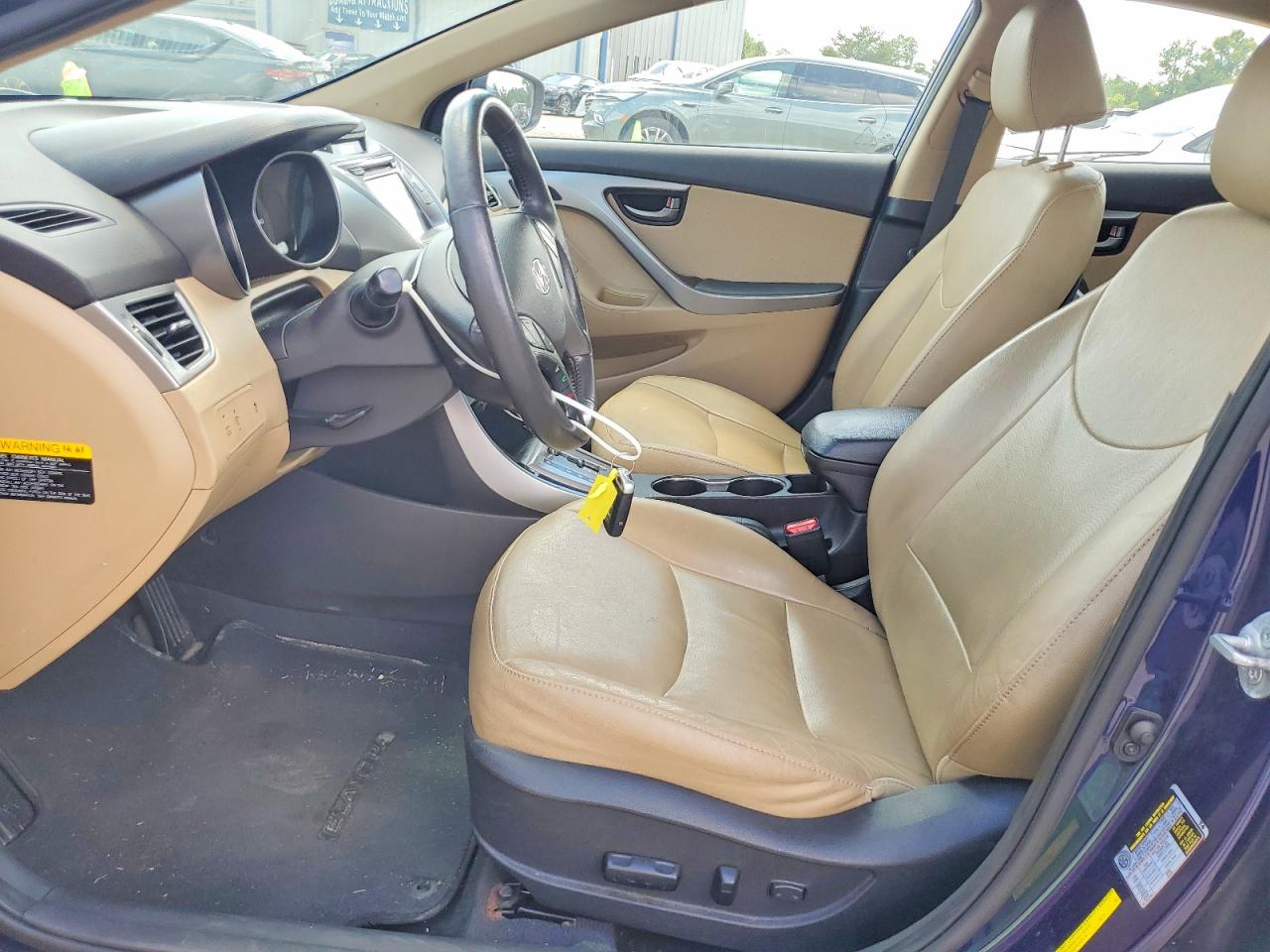 2013 Hyundai Elantra Limited Blue vin: 5NPDH4AE9DH269098