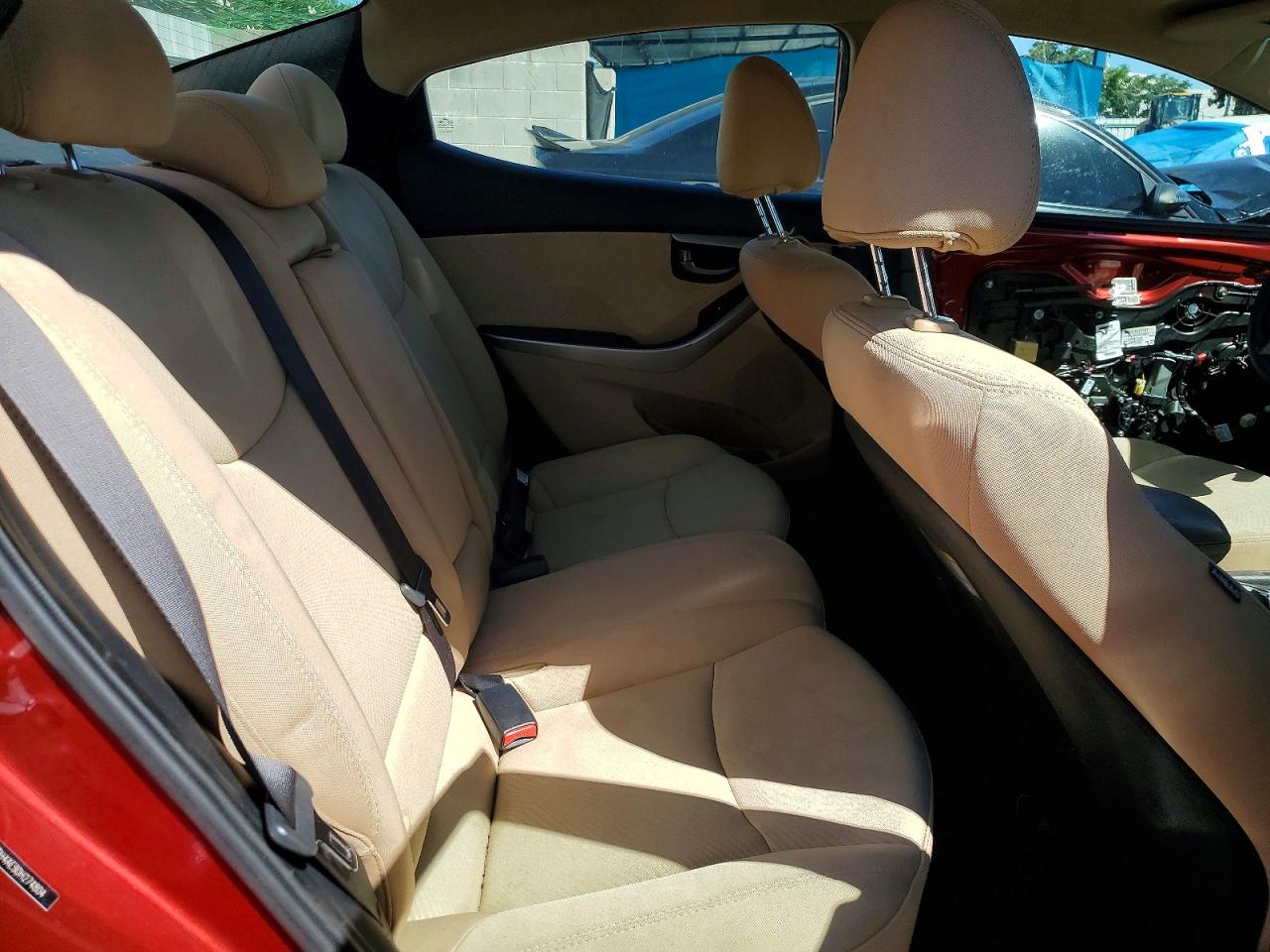 2013 Hyundai Elantra Gls Red vin: 5NPDH4AE9DH274804