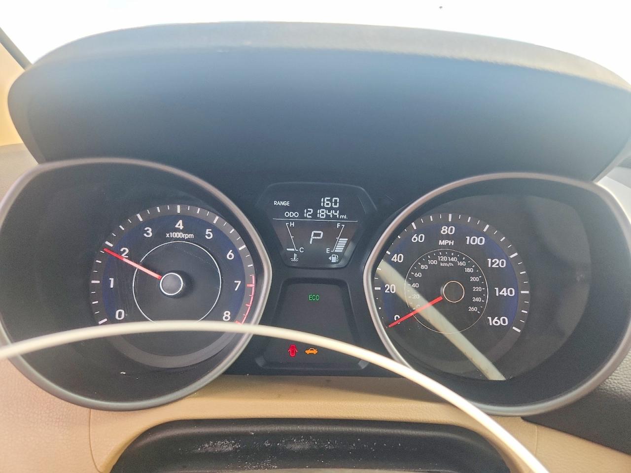 2013 Hyundai Elantra Gls Red vin: 5NPDH4AE9DH278948