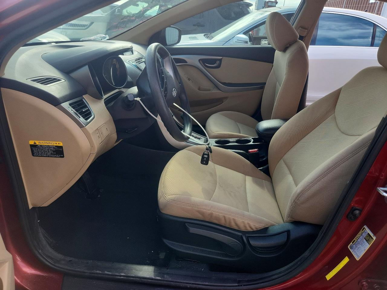 2013 Hyundai Elantra Gls Red vin: 5NPDH4AE9DH278948