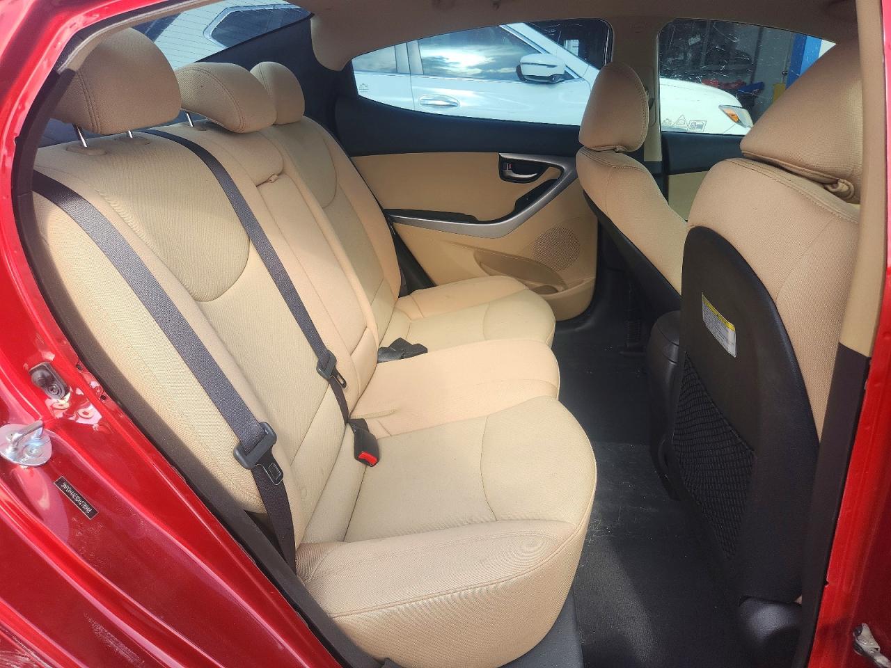 2013 Hyundai Elantra Gls Red vin: 5NPDH4AE9DH278948