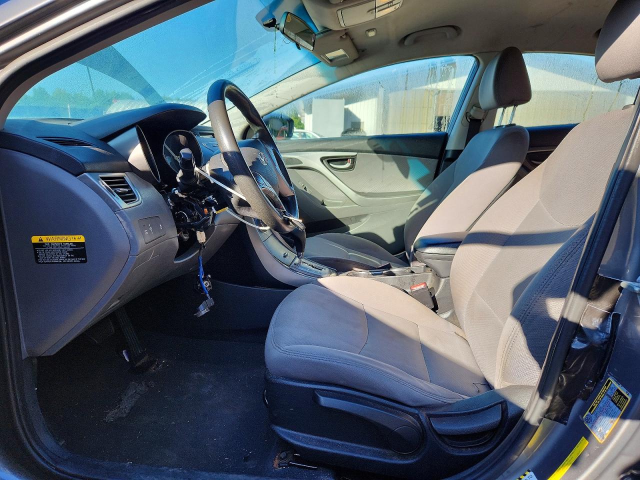 2013 Hyundai Elantra Gls Gray vin: 5NPDH4AE9DH293899