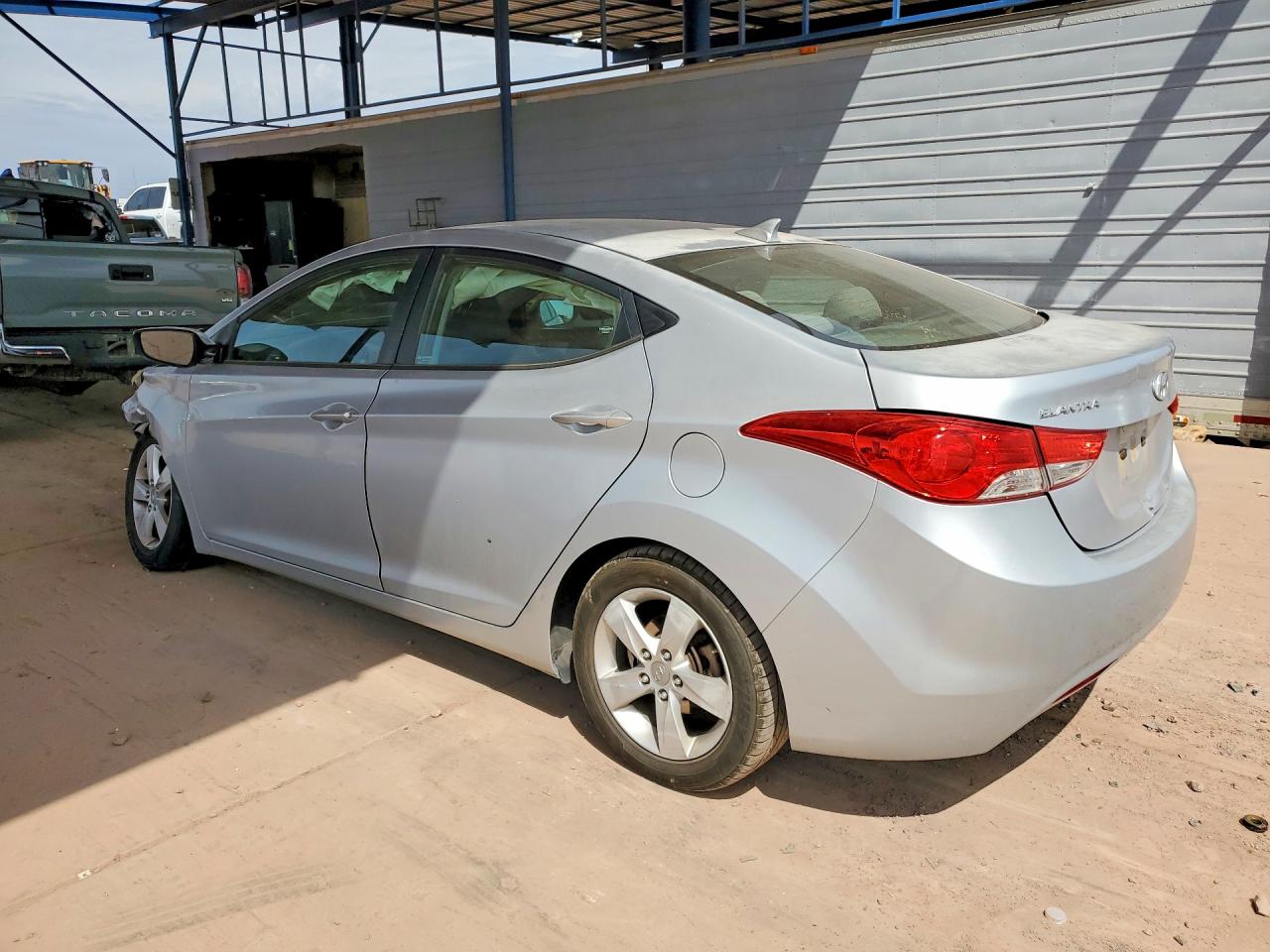 2013 Hyundai Elantra Gls Silver vin: 5NPDH4AE9DH304349