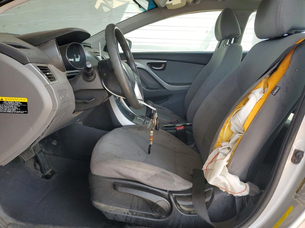 2013 Hyundai Elantra Gls Silver vin: 5NPDH4AE9DH304349