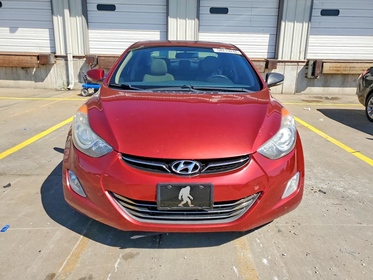 2013 Hyundai Elantra Limited Red vin: 5NPDH4AE9DH305338