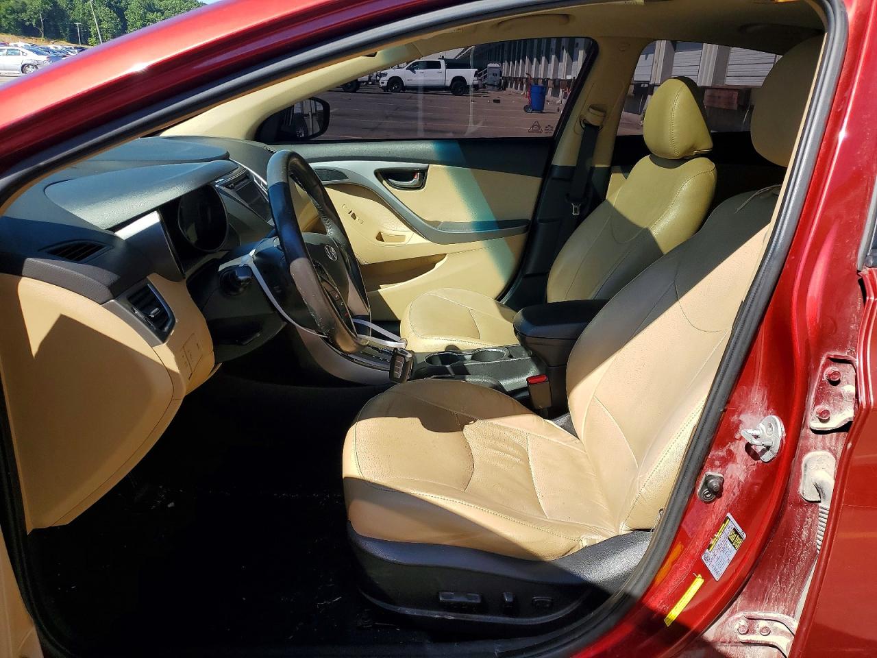 2013 Hyundai Elantra Limited Red vin: 5NPDH4AE9DH305338