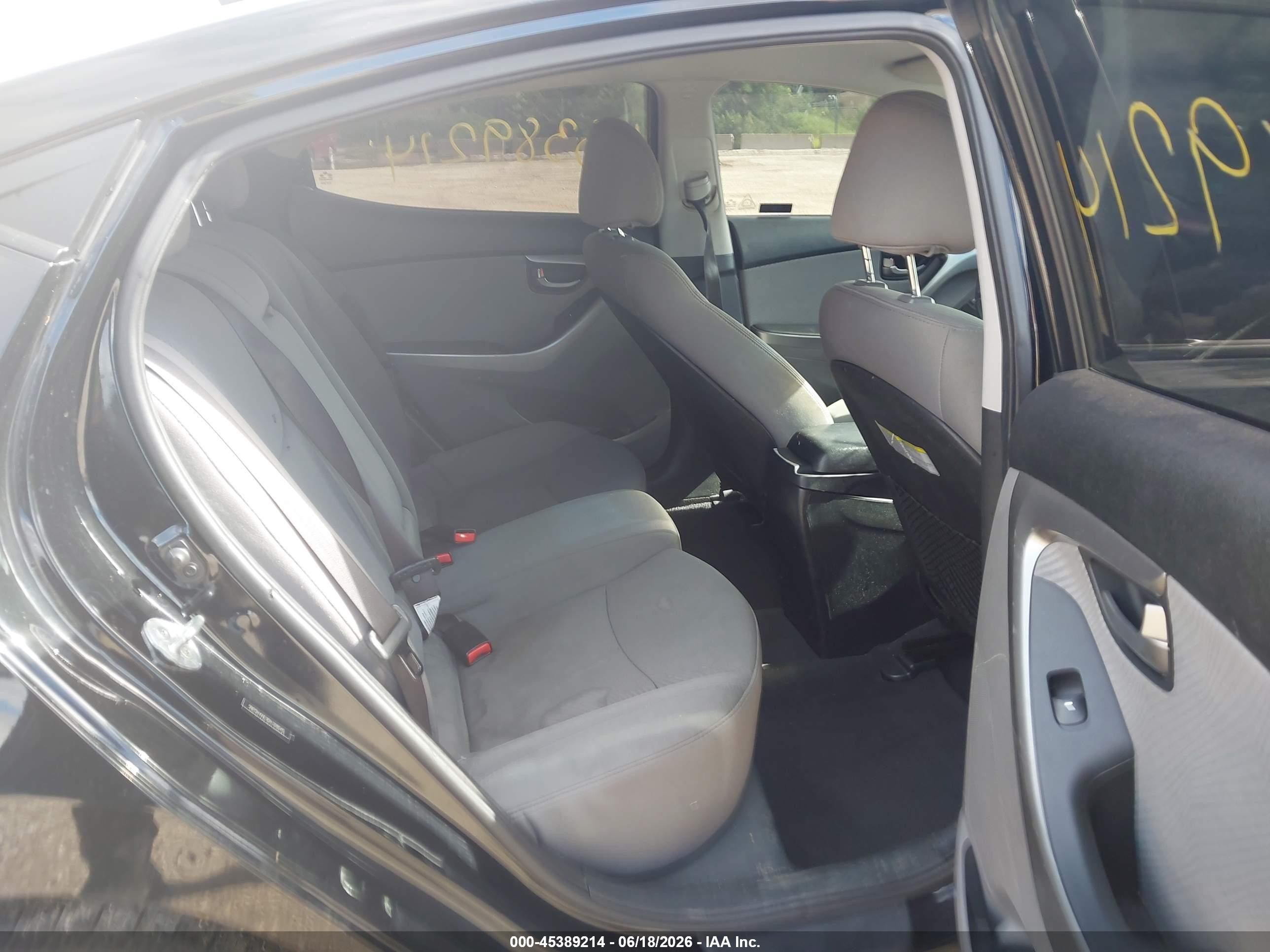 2013 Hyundai Elantra Gls Black vin: 5NPDH4AE9DH308045