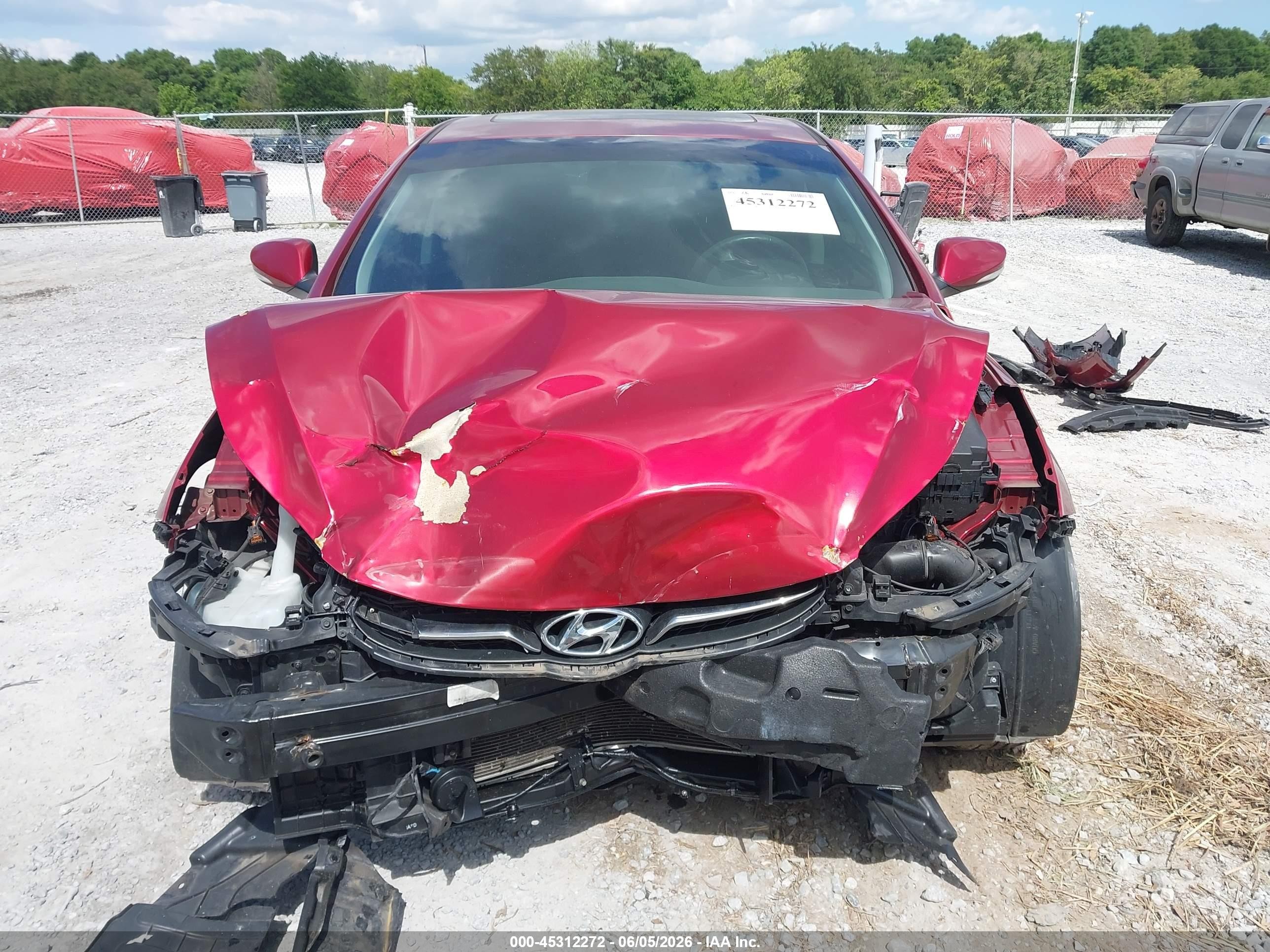 2013 Hyundai Elantra Limited Red vin: 5NPDH4AE9DH315996