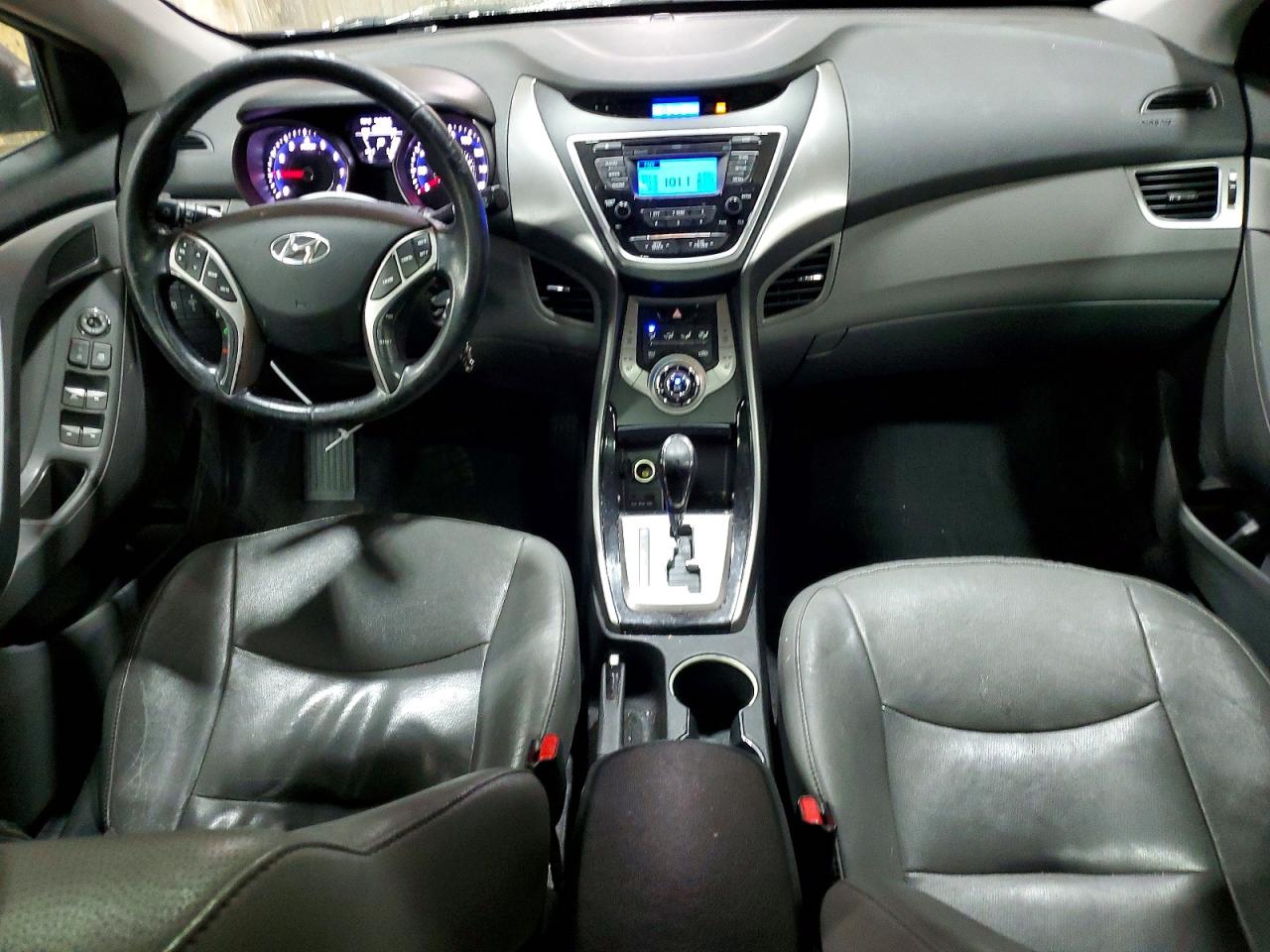 2013 Hyundai Elantra Limited Blue vin: 5NPDH4AE9DH317182