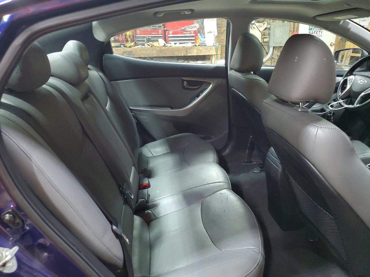 2013 Hyundai Elantra Limited Blue vin: 5NPDH4AE9DH317182