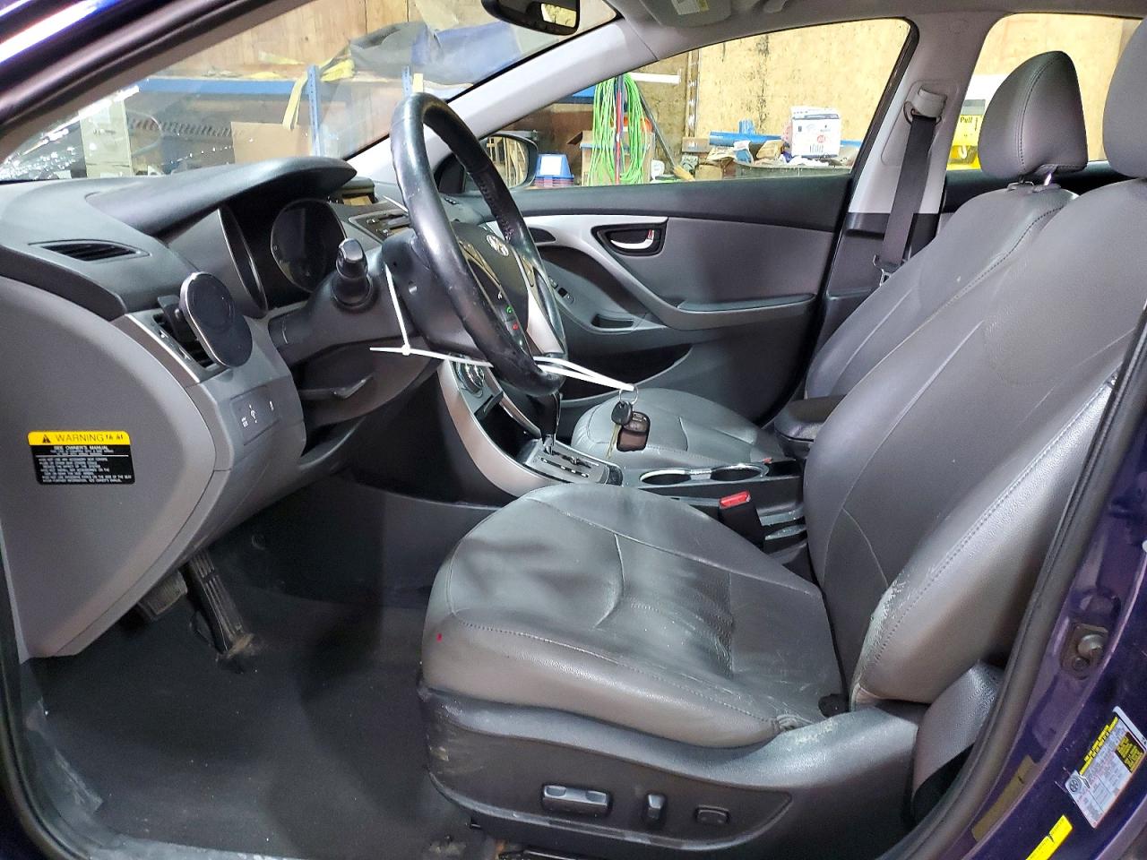 2013 Hyundai Elantra Limited Blue vin: 5NPDH4AE9DH317182