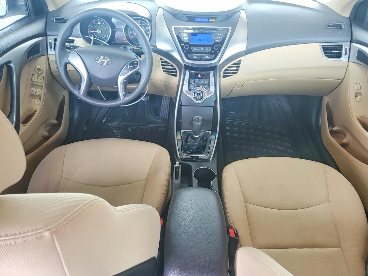 2013 Hyundai Elantra Gls White vin: 5NPDH4AE9DH318400