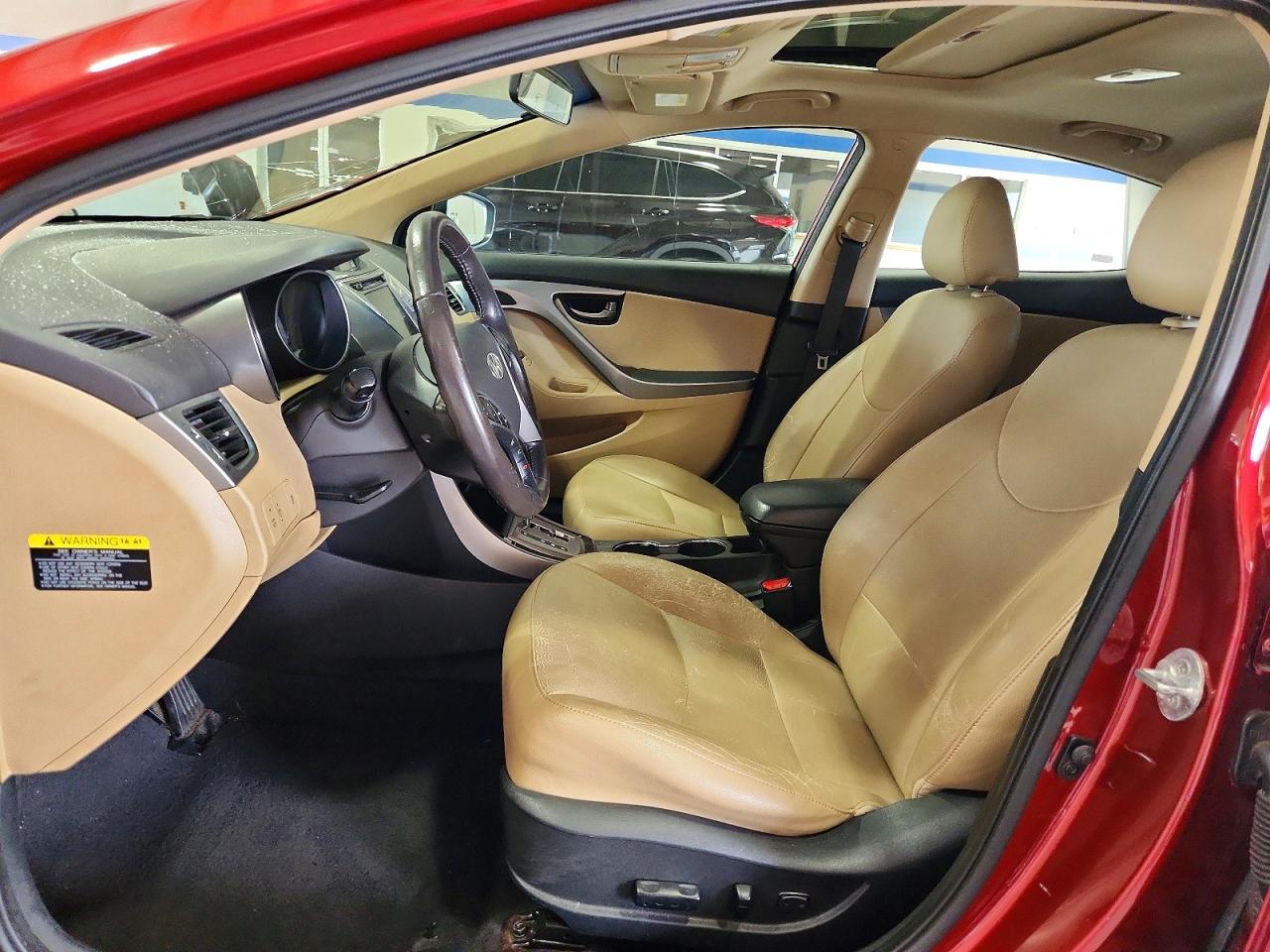2013 Hyundai Elantra Limited Burgundy vin: 5NPDH4AE9DH319126