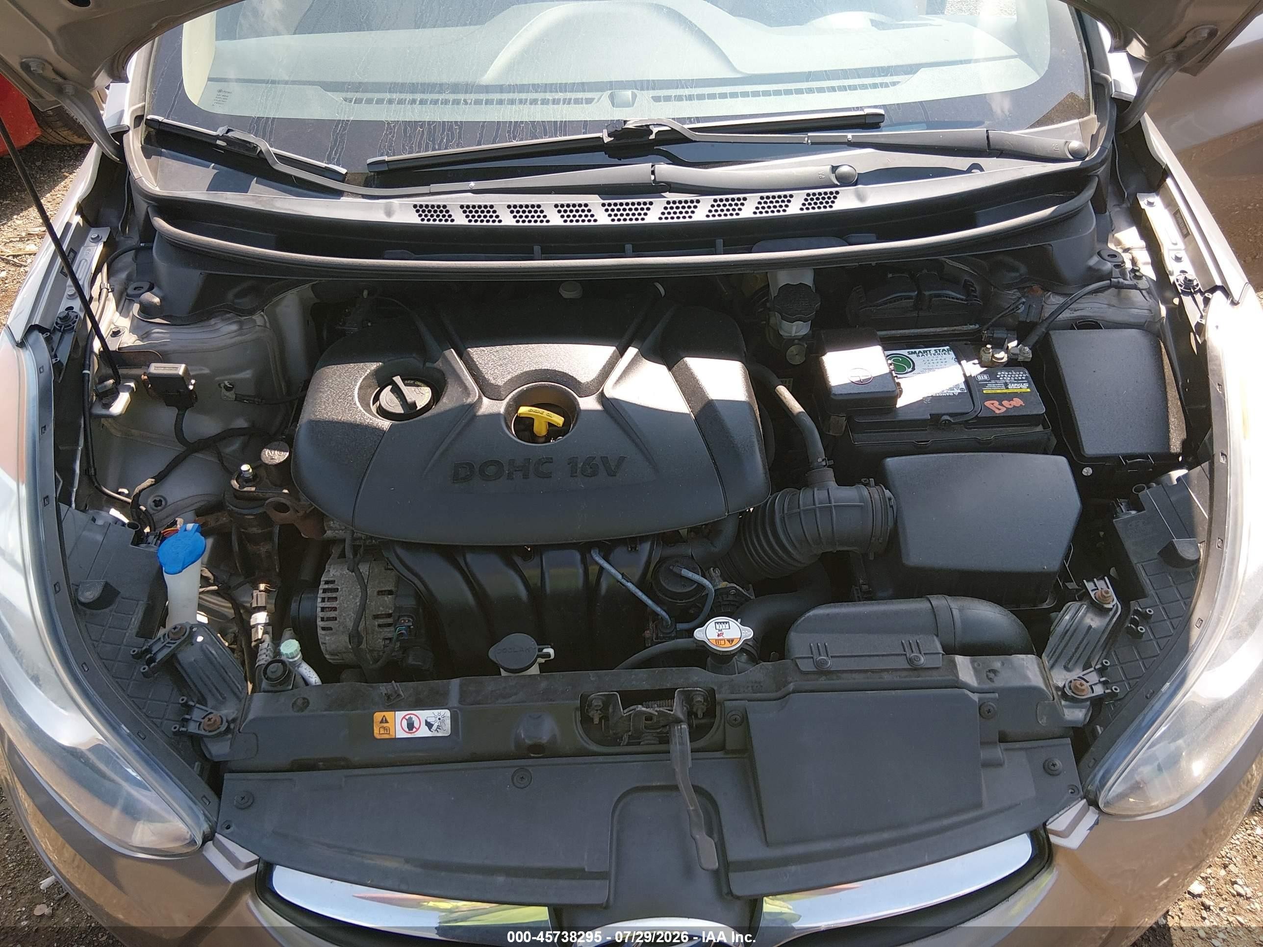 2013 Hyundai Elantra Gls Gold vin: 5NPDH4AE9DH319899