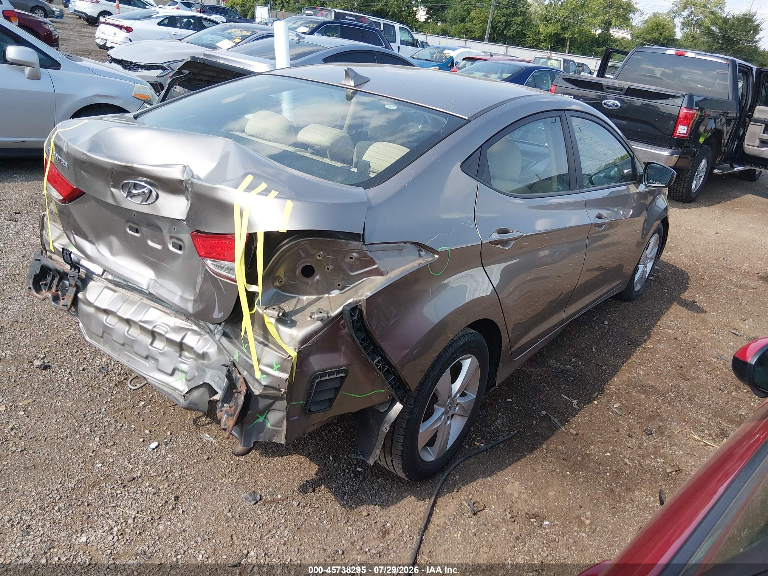 2013 Hyundai Elantra Gls Gold vin: 5NPDH4AE9DH319899