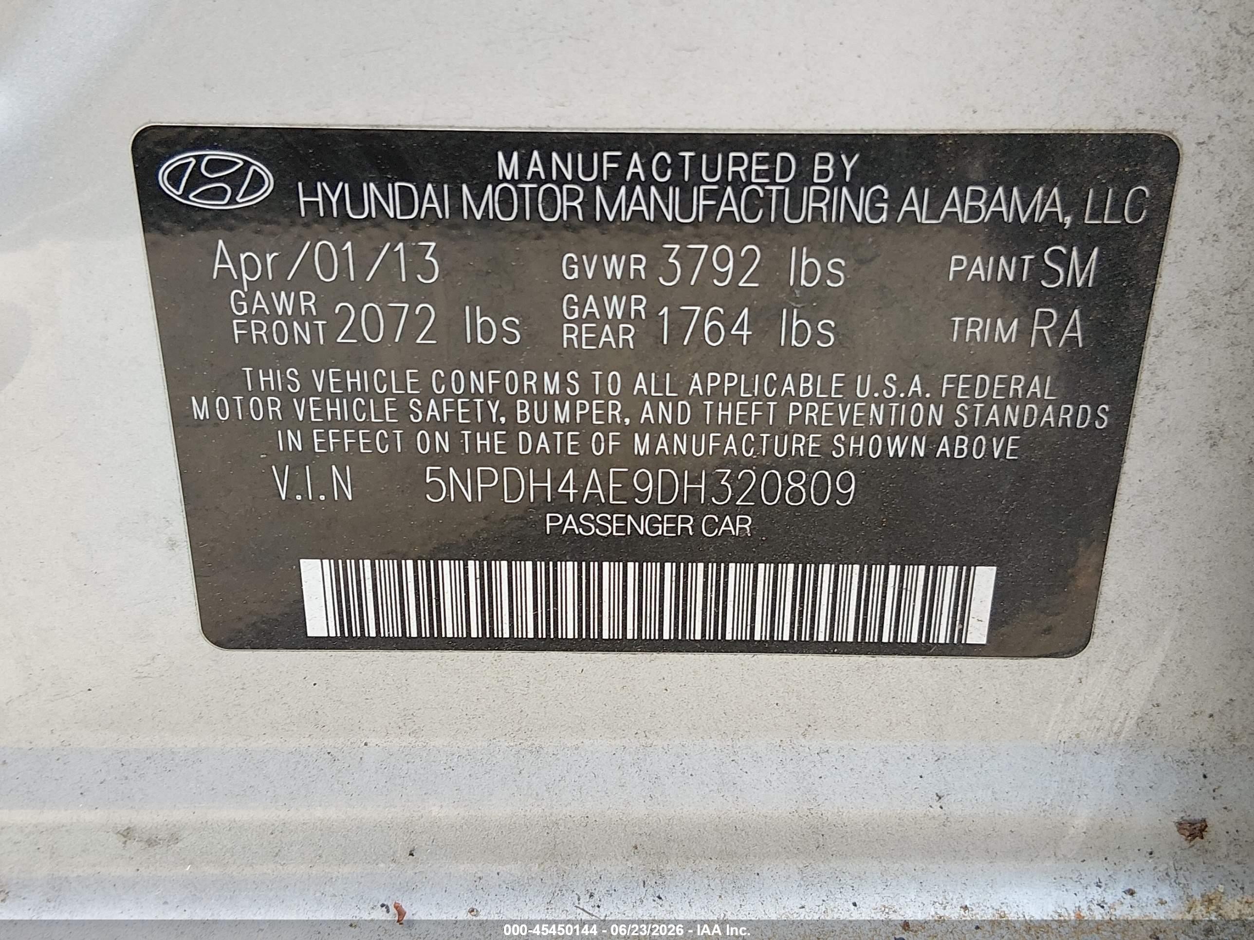 2013 Hyundai Elantra Gls Silver vin: 5NPDH4AE9DH320809
