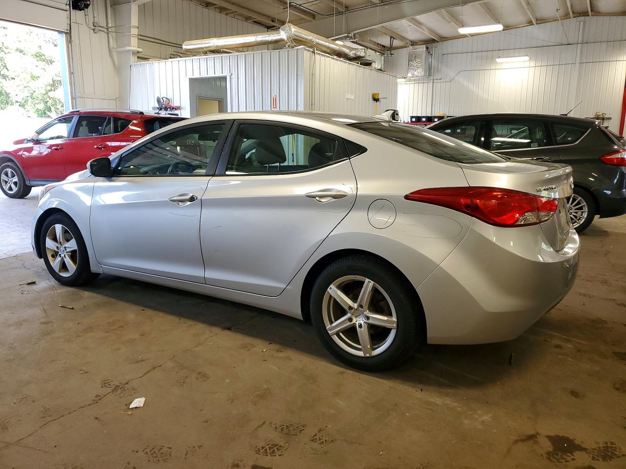 2013 Hyundai Elantra Gls Silver vin: 5NPDH4AE9DH324360