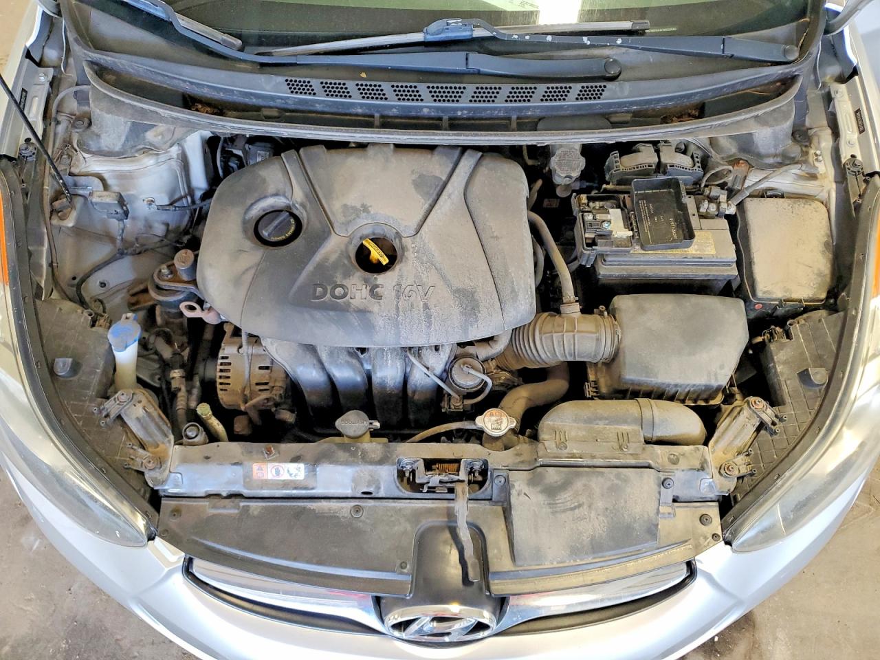 2013 Hyundai Elantra Gls Silver vin: 5NPDH4AE9DH324360