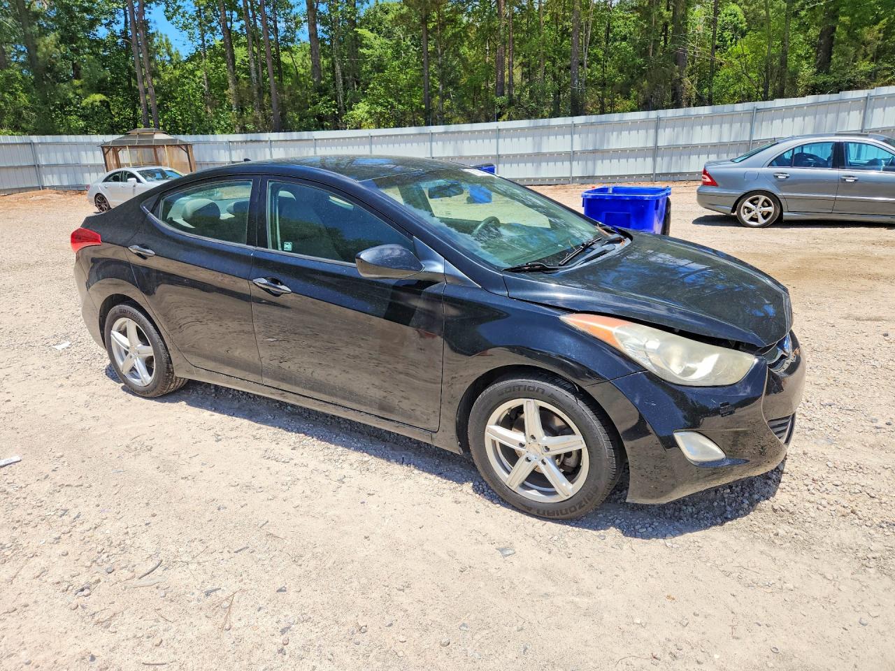 2013 Hyundai Elantra Gls Black vin: 5NPDH4AE9DH326514