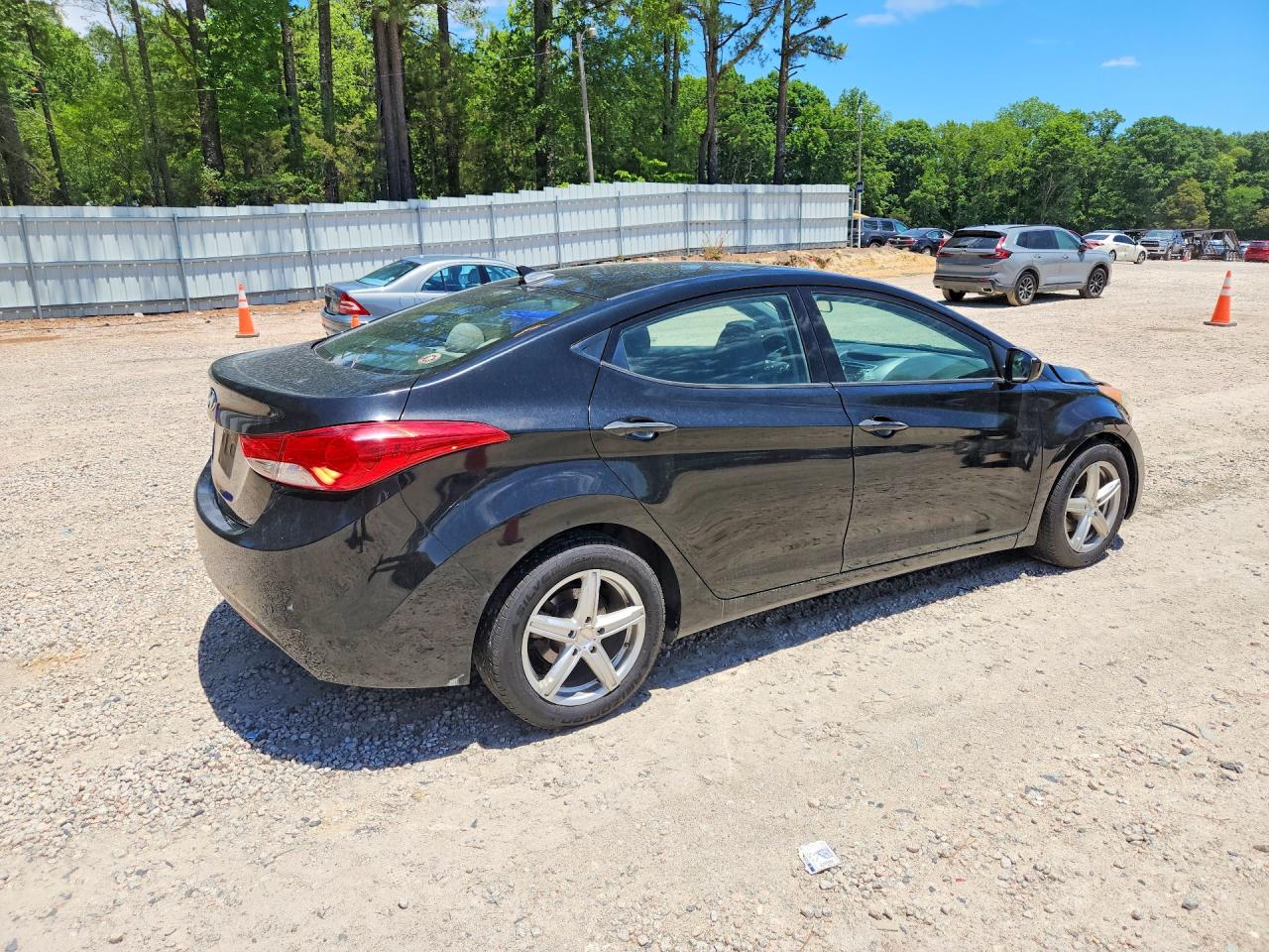 2013 Hyundai Elantra Gls Black vin: 5NPDH4AE9DH326514
