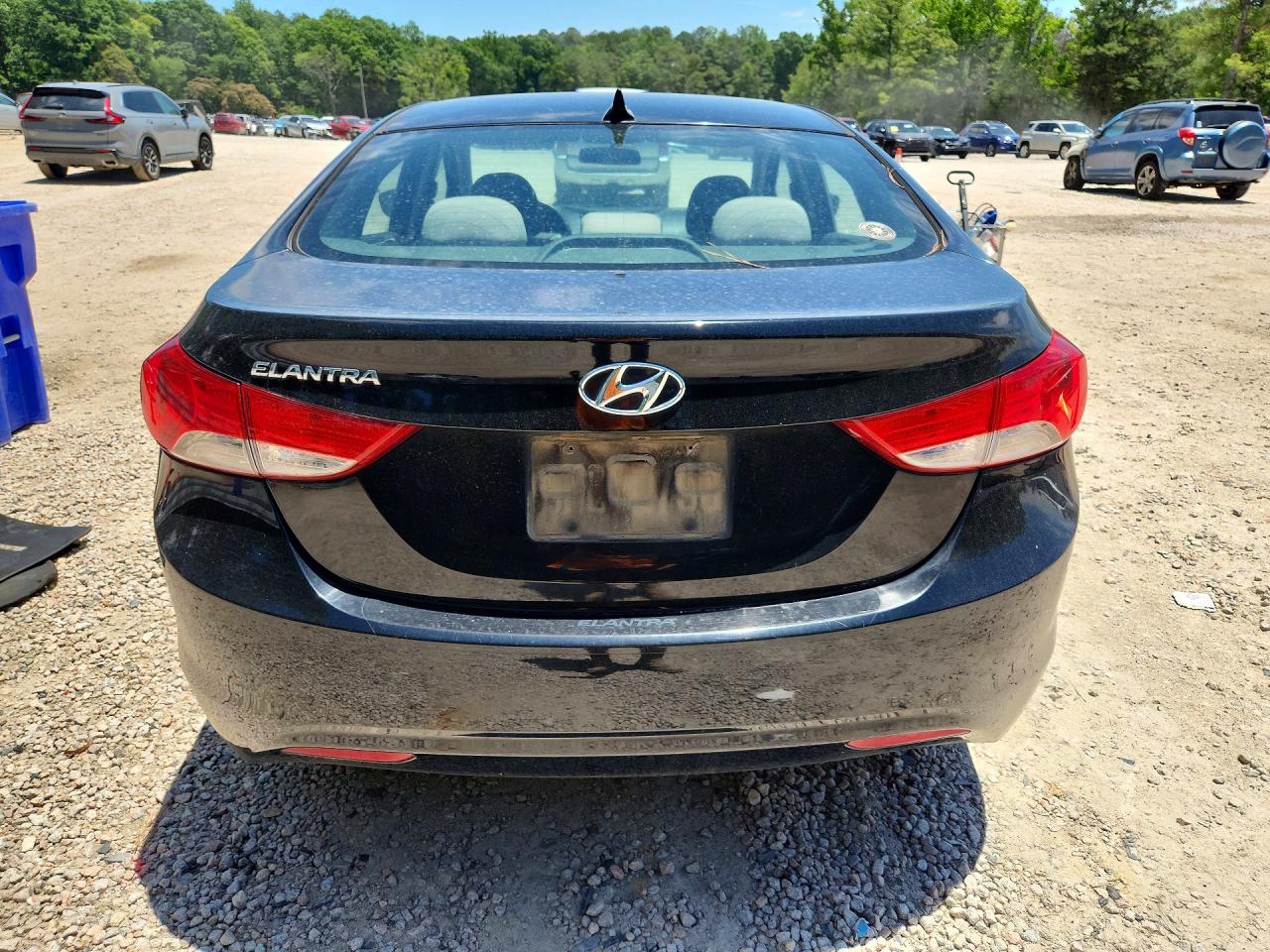 2013 Hyundai Elantra Gls Black vin: 5NPDH4AE9DH326514