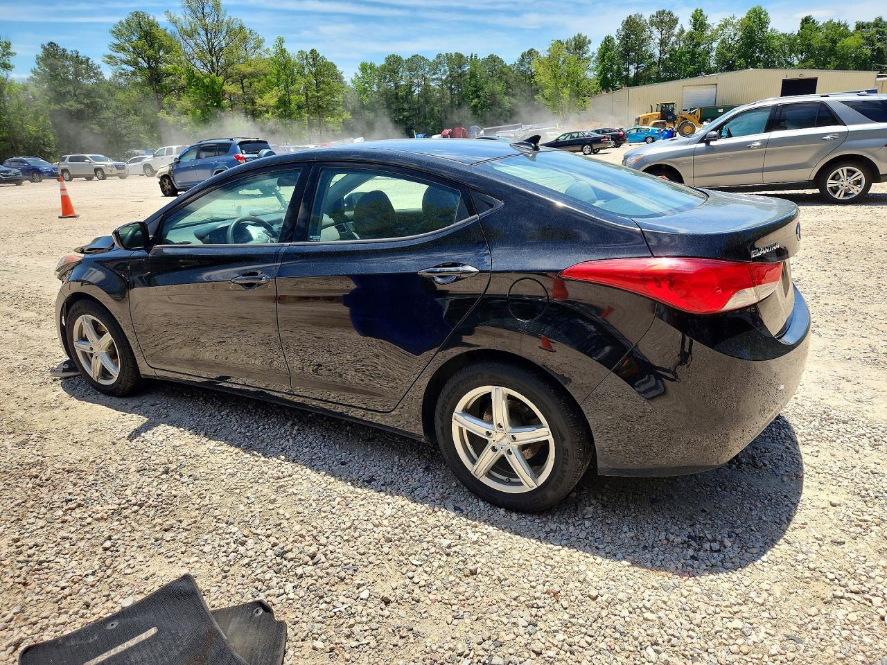 2013 Hyundai Elantra Gls Black vin: 5NPDH4AE9DH326514