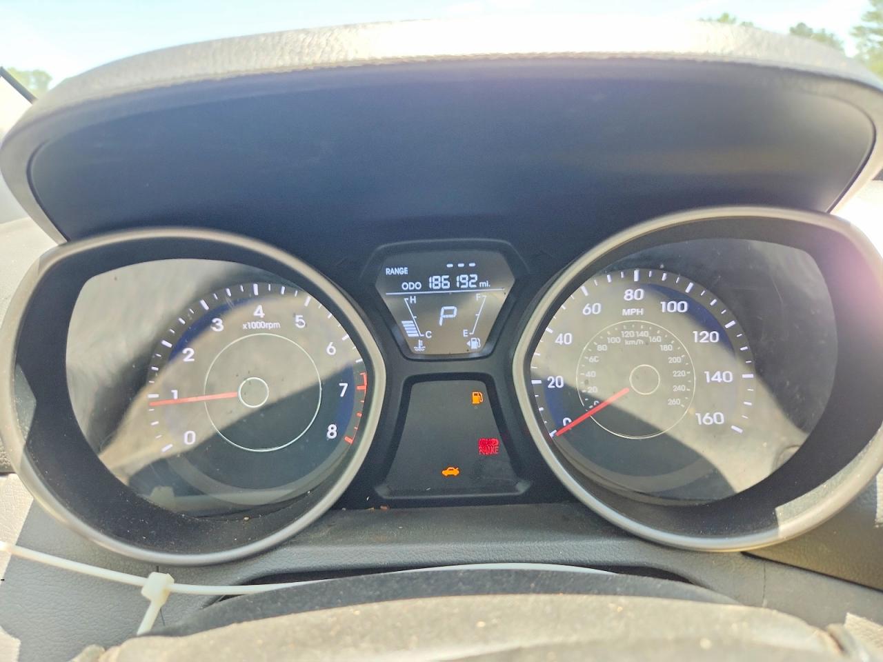 2013 Hyundai Elantra Gls Black vin: 5NPDH4AE9DH326514