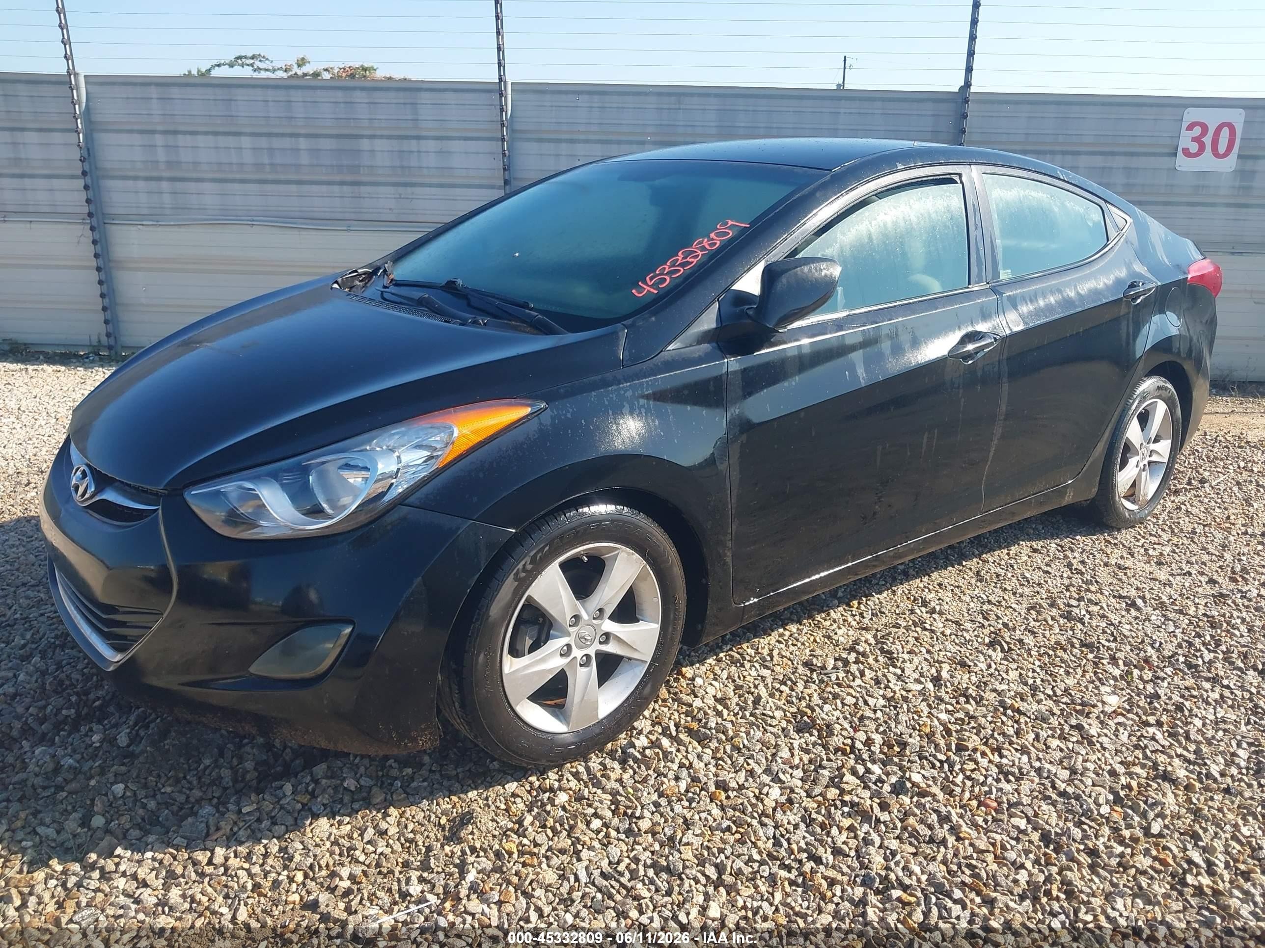 2013 Hyundai Elantra Gls Черный vin: 5NPDH4AE9DH327470