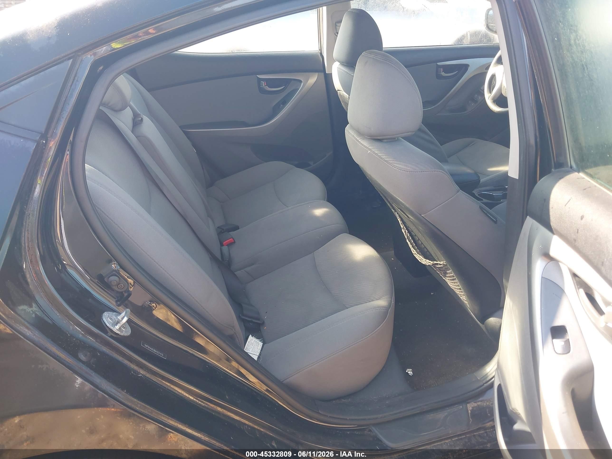 2013 Hyundai Elantra Gls Черный vin: 5NPDH4AE9DH327470