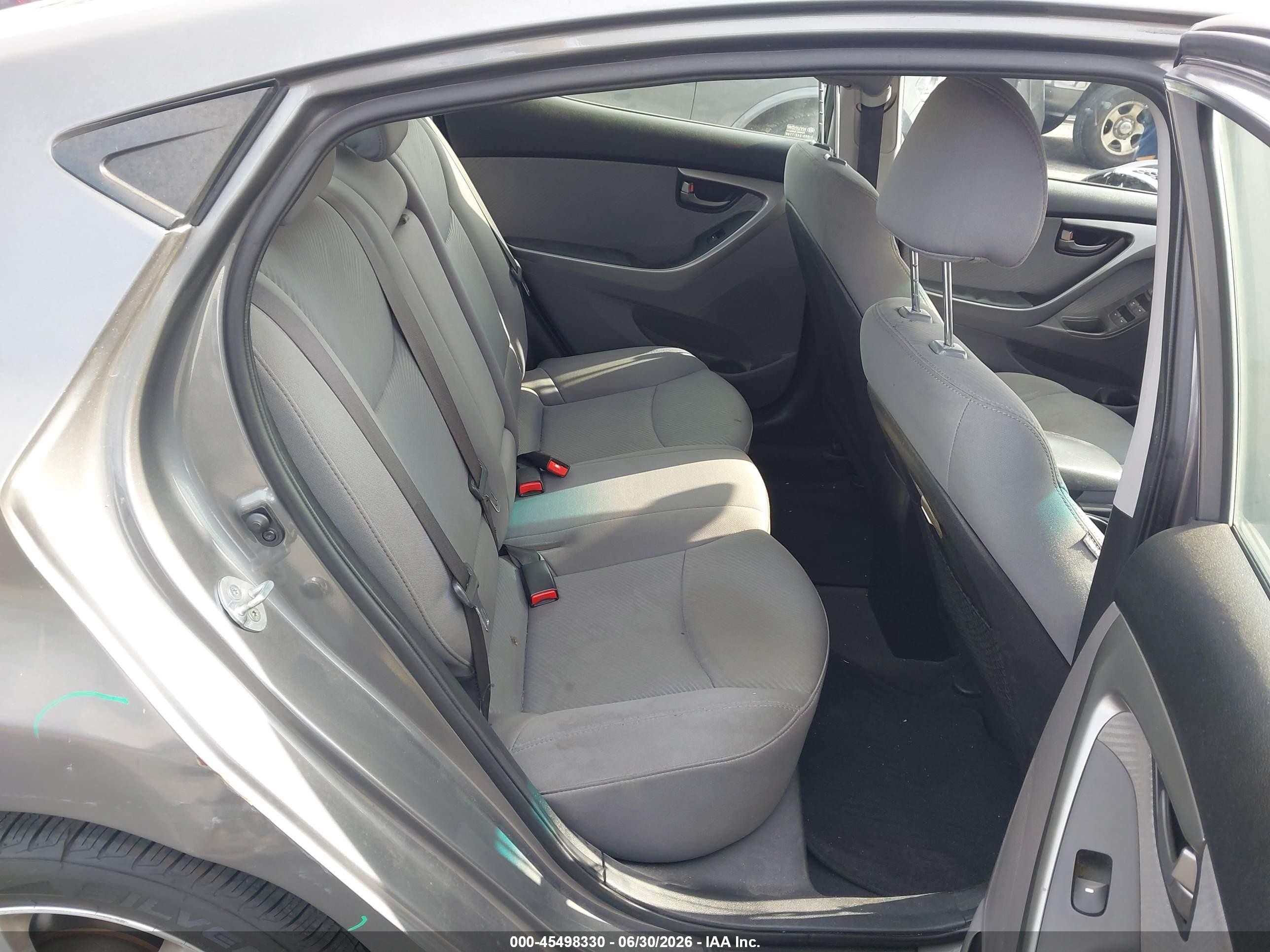 2013 Hyundai Elantra Gls Gray vin: 5NPDH4AE9DH331065