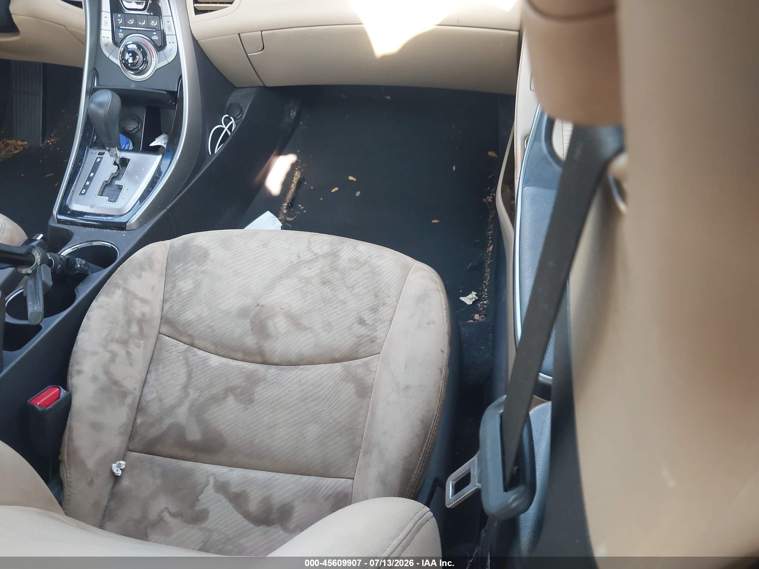 2013 Hyundai Elantra Gls Blue vin: 5NPDH4AE9DH331647