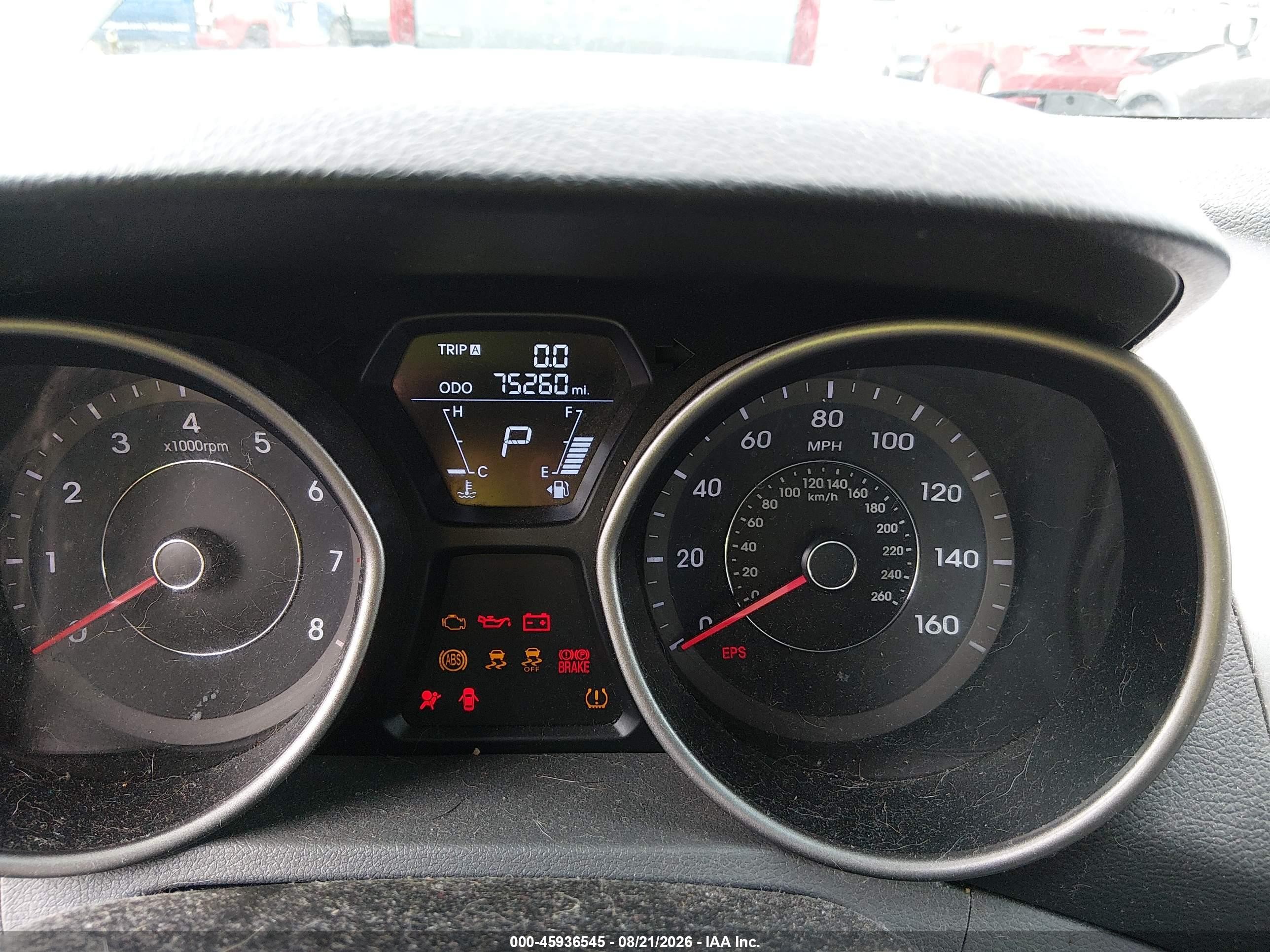 2013 Hyundai Elantra Gls Gray vin: 5NPDH4AE9DH336542