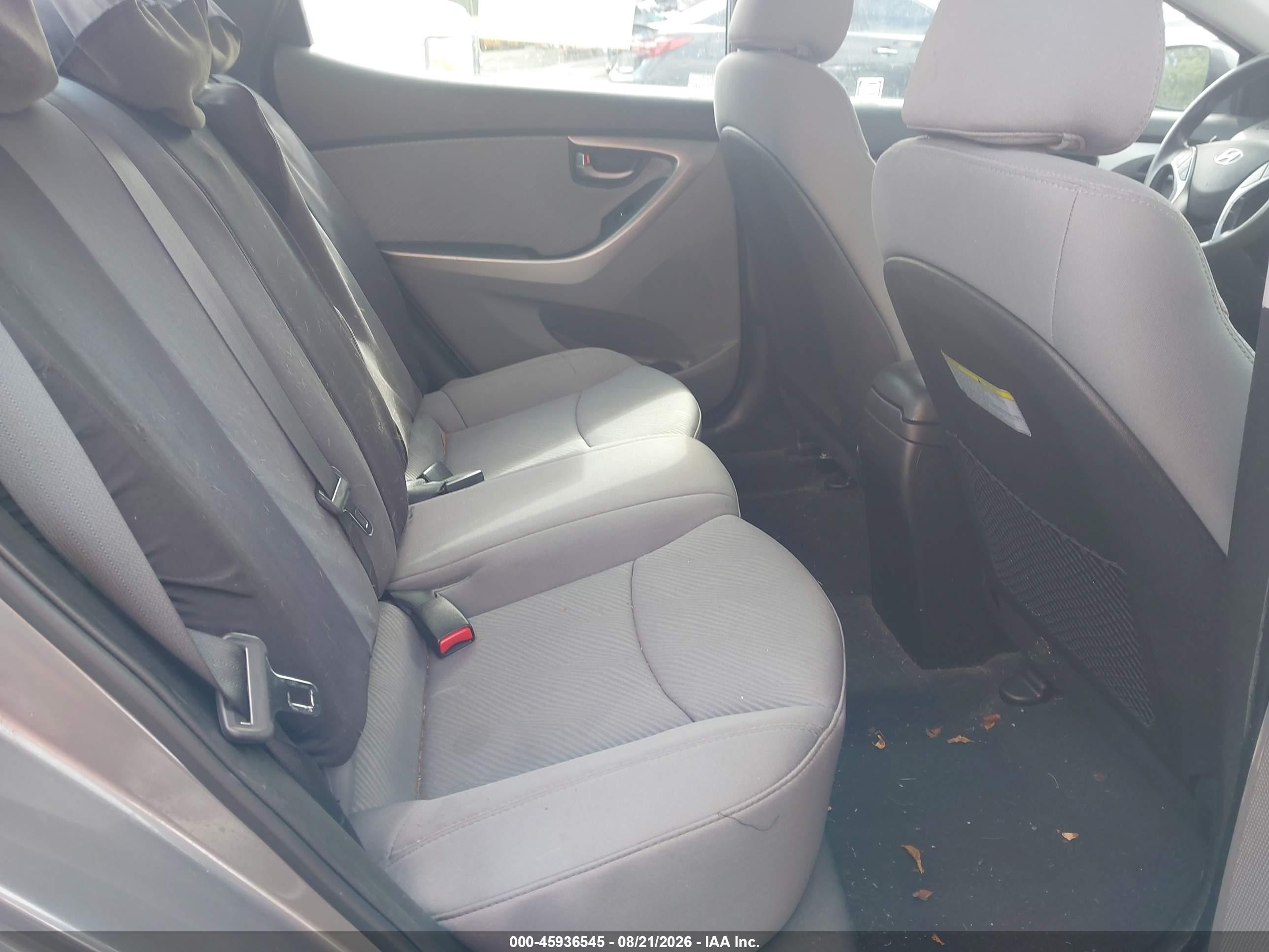 2013 Hyundai Elantra Gls Gray vin: 5NPDH4AE9DH336542
