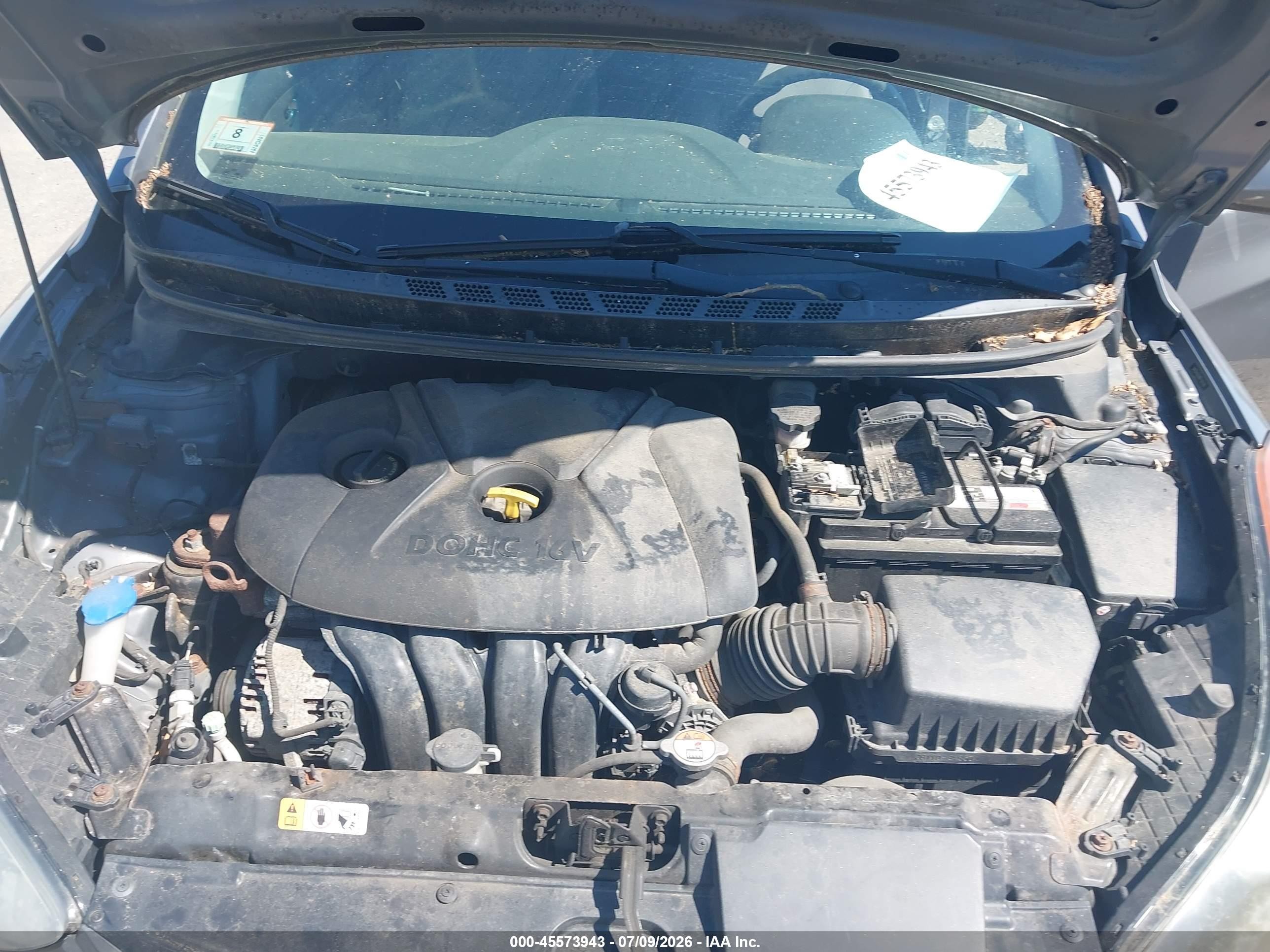2013 Hyundai Elantra Gls Gray vin: 5NPDH4AE9DH336718