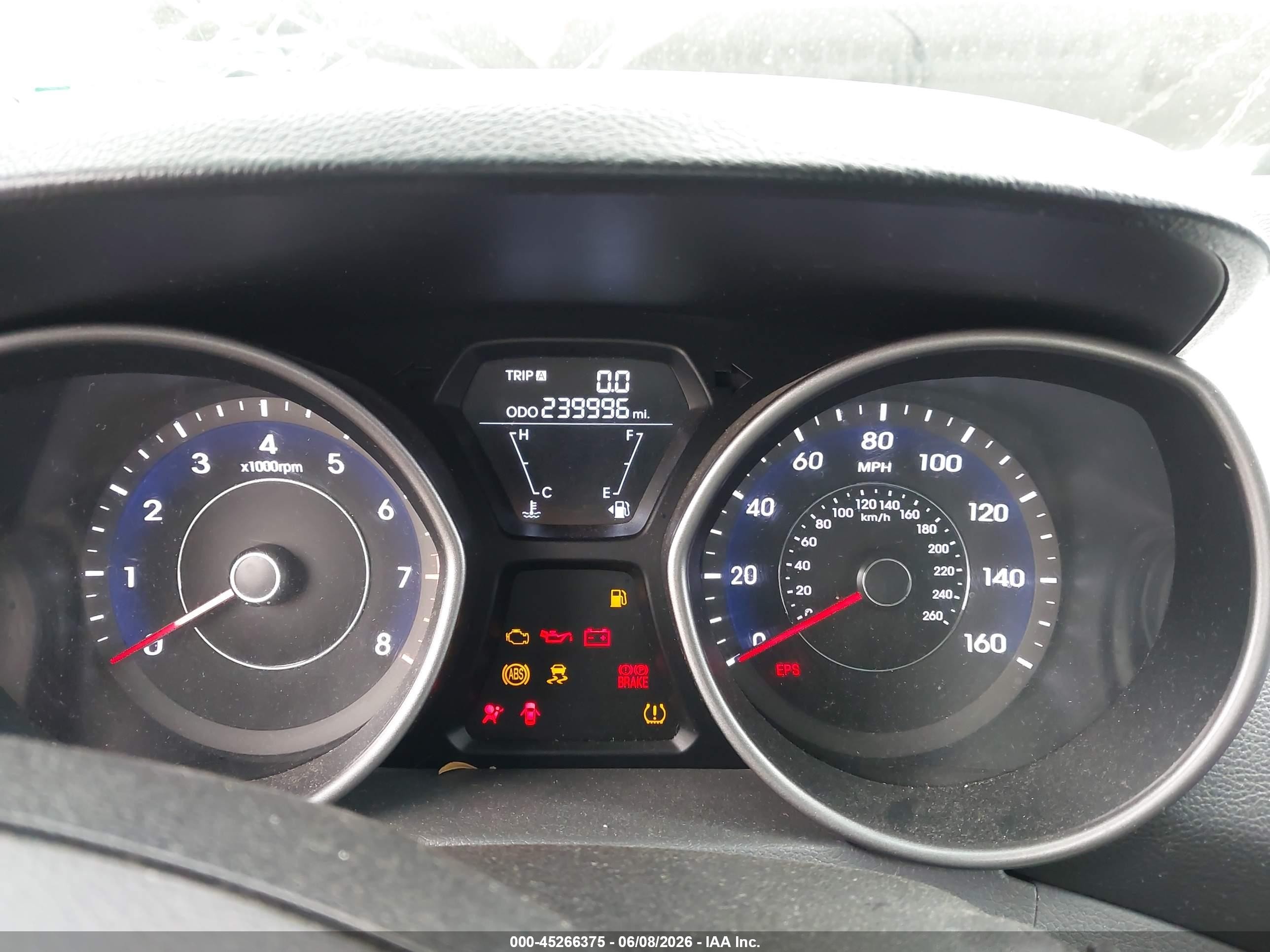 2013 Hyundai Elantra Gls Gray vin: 5NPDH4AE9DH338128