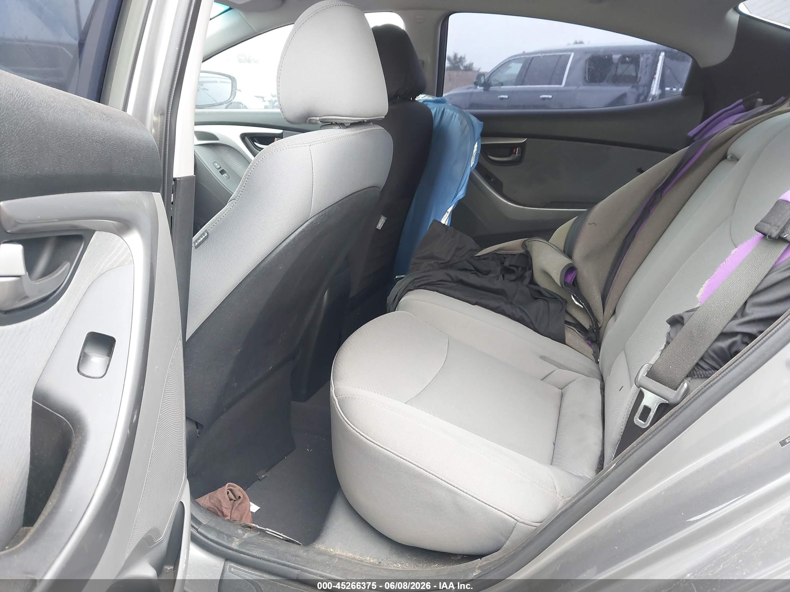 2013 Hyundai Elantra Gls Gray vin: 5NPDH4AE9DH338128