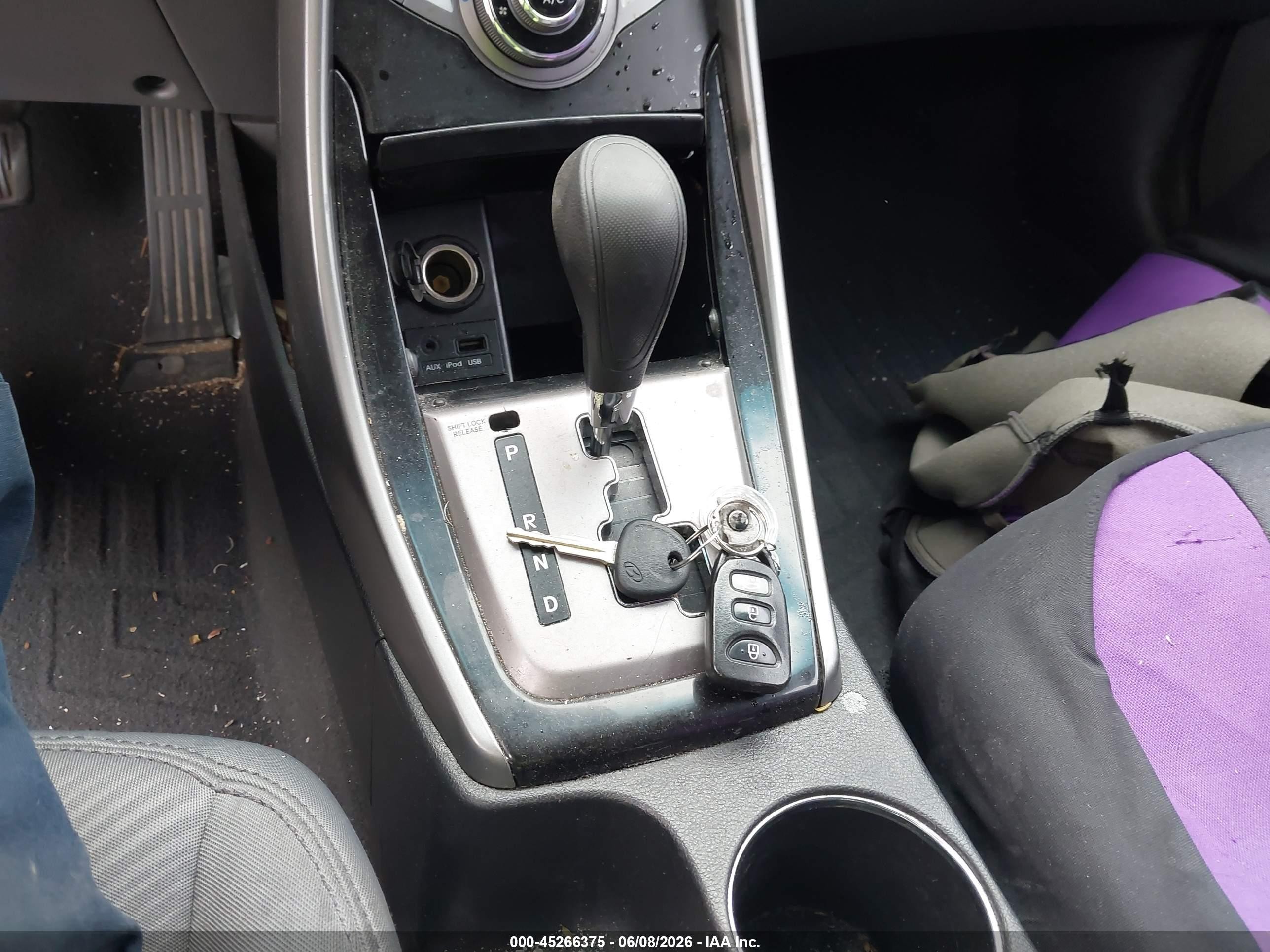 2013 Hyundai Elantra Gls Gray vin: 5NPDH4AE9DH338128