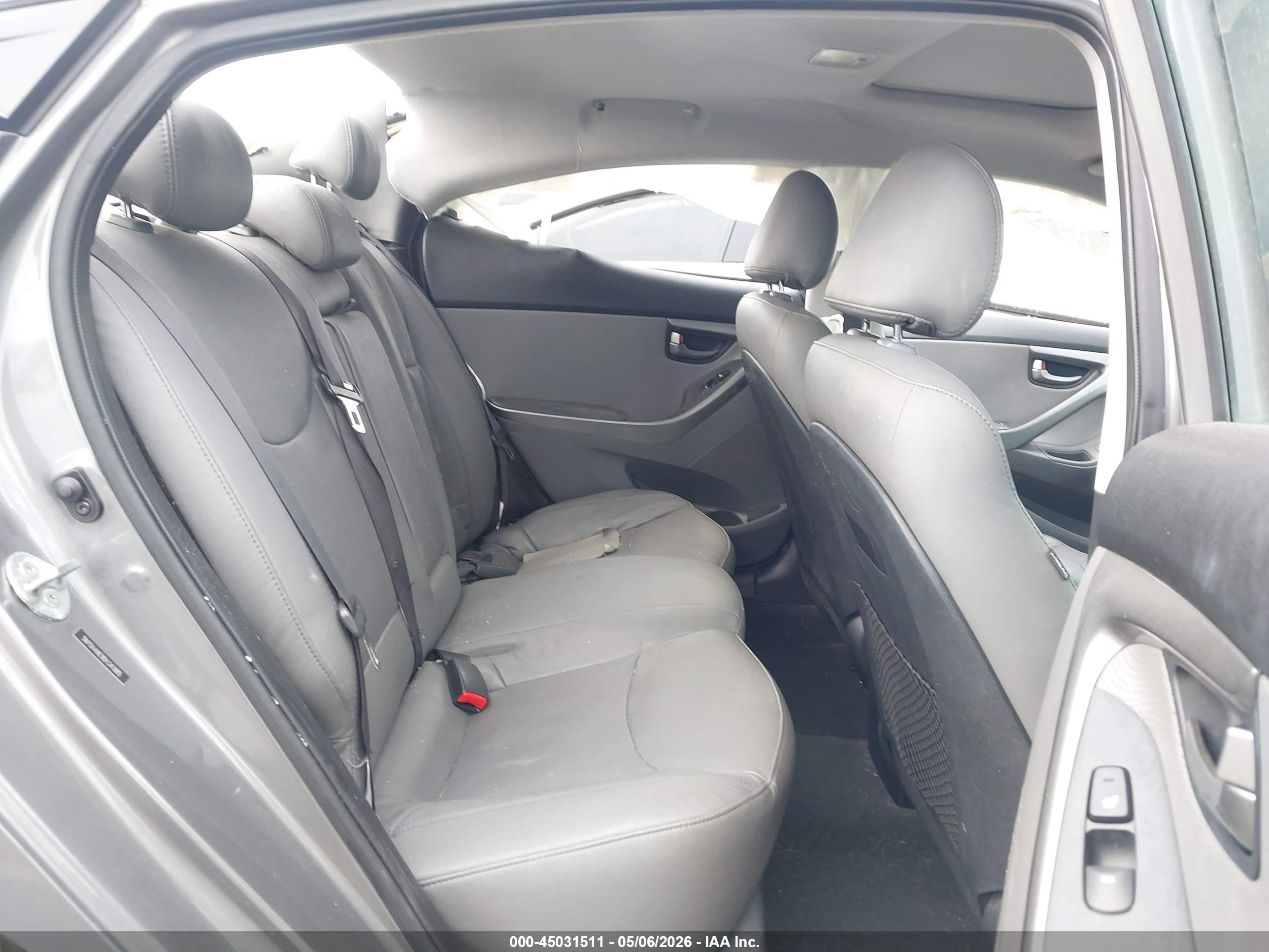 2013 Hyundai Elantra Limited Gray vin: 5NPDH4AE9DH341885