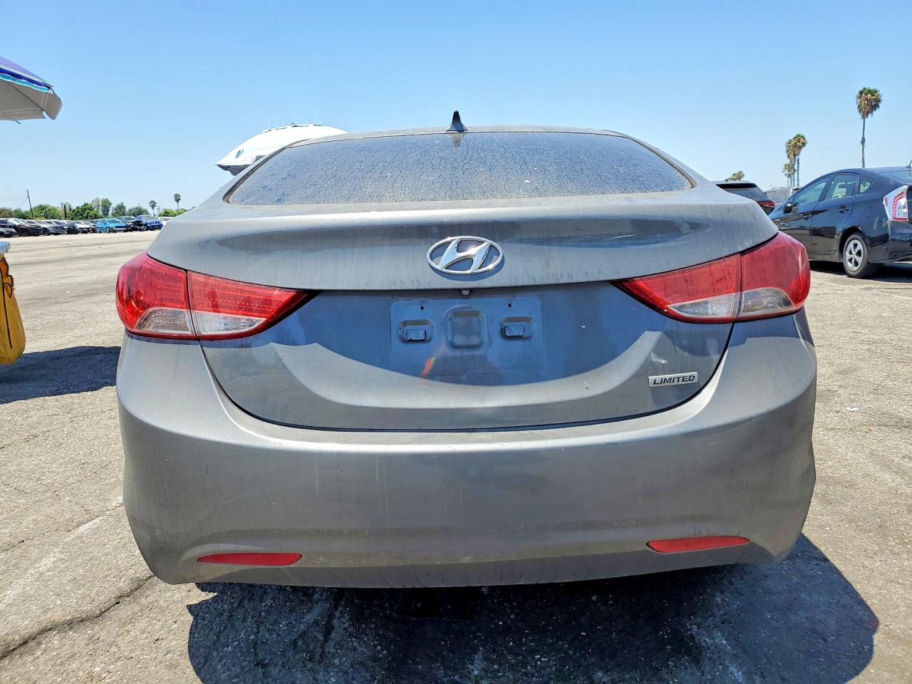 2013 Hyundai Elantra Limited Gray vin: 5NPDH4AE9DH343619