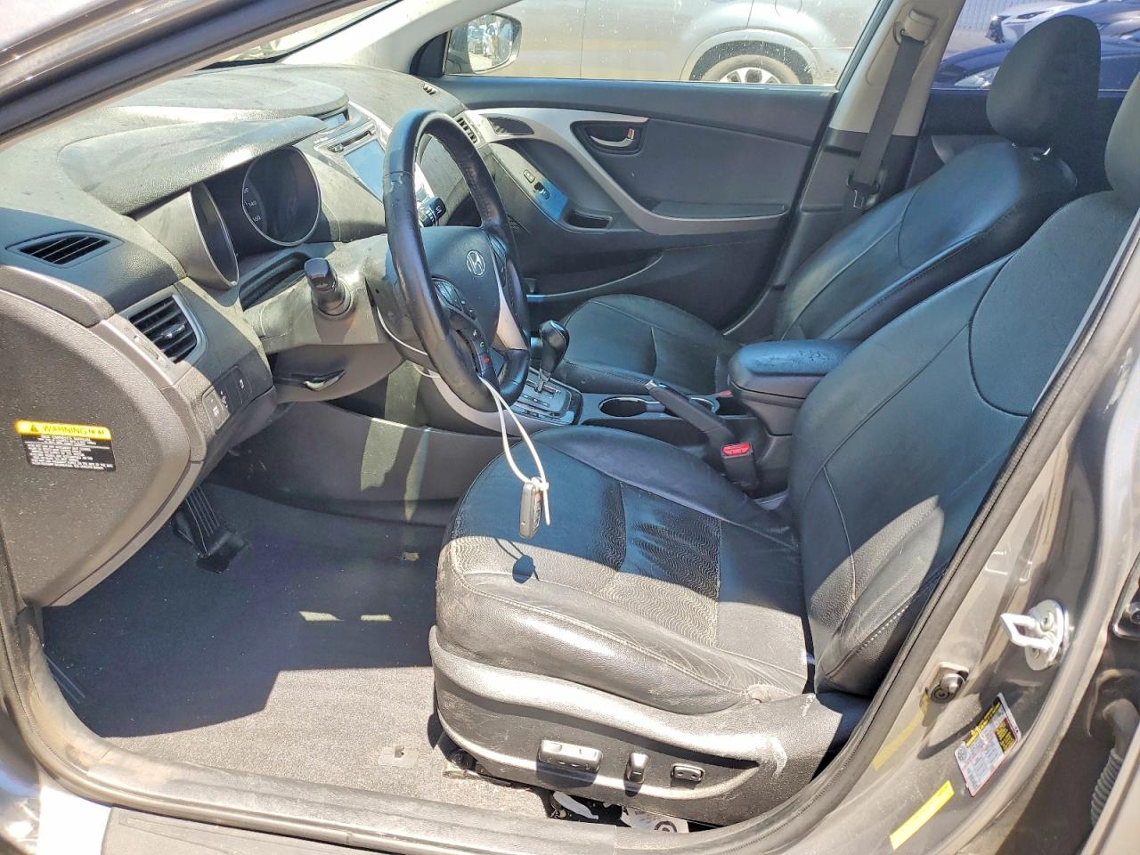 2013 Hyundai Elantra Limited Gray vin: 5NPDH4AE9DH343619