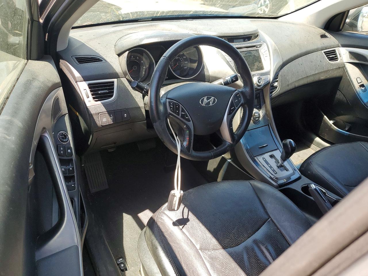 2013 Hyundai Elantra Limited Gray vin: 5NPDH4AE9DH343619